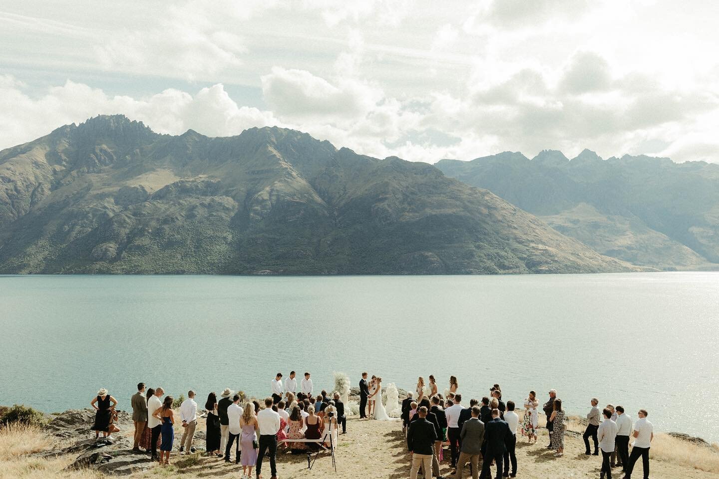 What an absolute beauty of a view.

S&amp;B had their ceremony in front of their loved ones at Wye Creek, followed by the ceremony in the Alps Edition Marquee.

Photographer | @jessymcghie