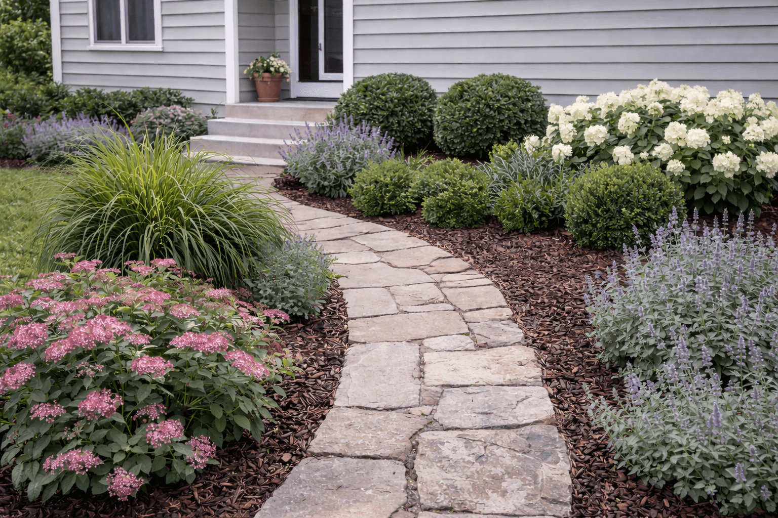 No-Grass Small Front Yard Ideas (What to Do Instead of Lawn)