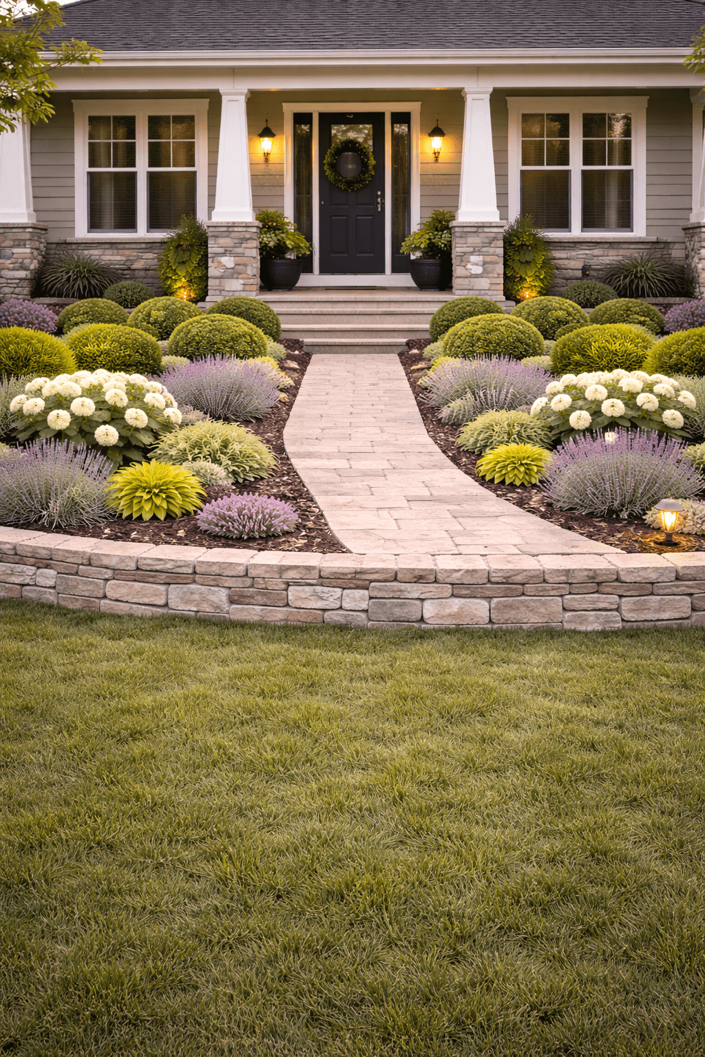 Front Yard Landscaping Ideas for Home Gardens (Layout &amp; Design Tips)