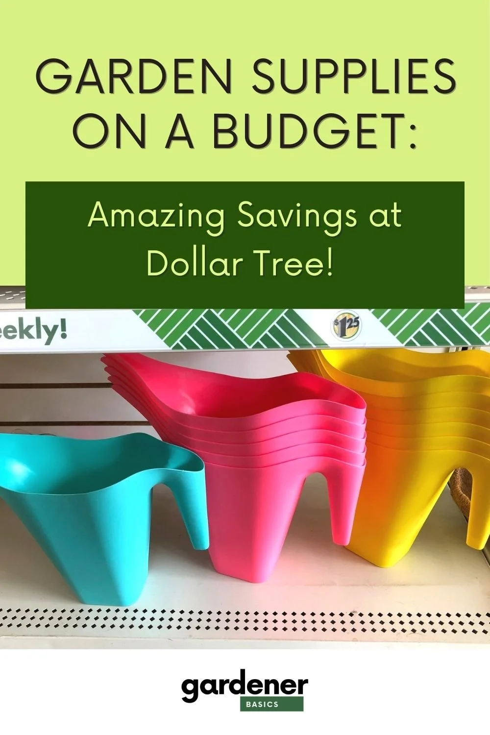 best dollar tree garden supplies