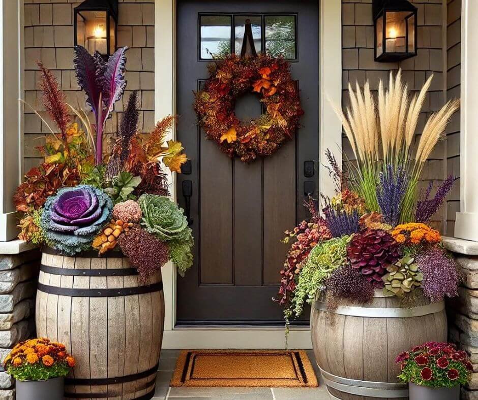 Fall Porch Perfection: Gorgeous Container Ideas for Instant Charm