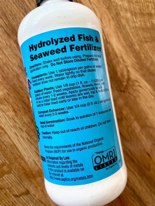Neptune's Harvest Fish and Seaweed Liquid Fertilizer Review — Gardening