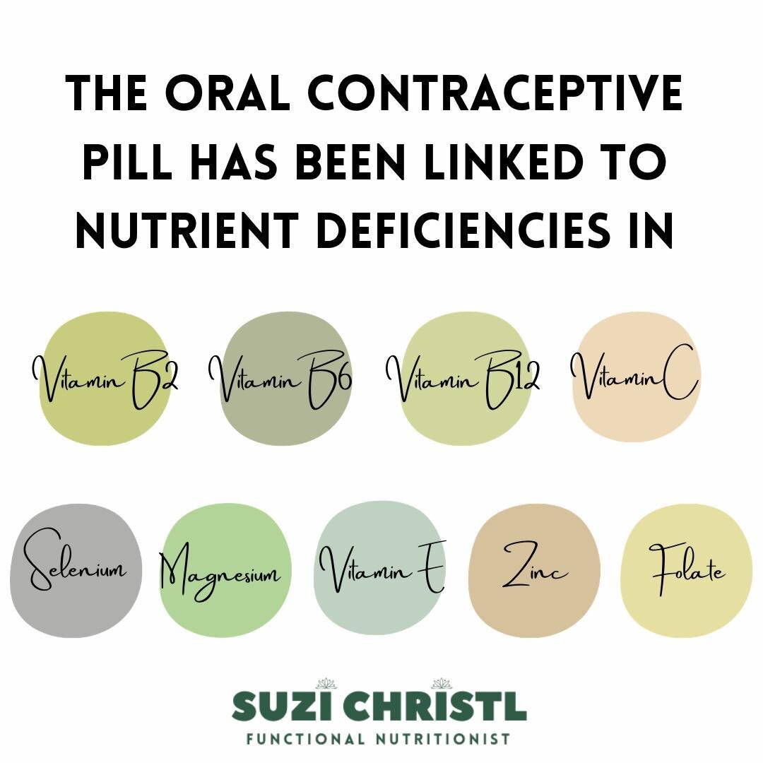🌷LADIES ON THE ORAL CONTRACEPTIVE PILL (OCP)🌷

If you're one of the many women who have been taking the OCP since early adolescence then this post is for you.

Did you know that the OCP has been linked to nutrient deficiencies in Vitamin B2, B6, B1