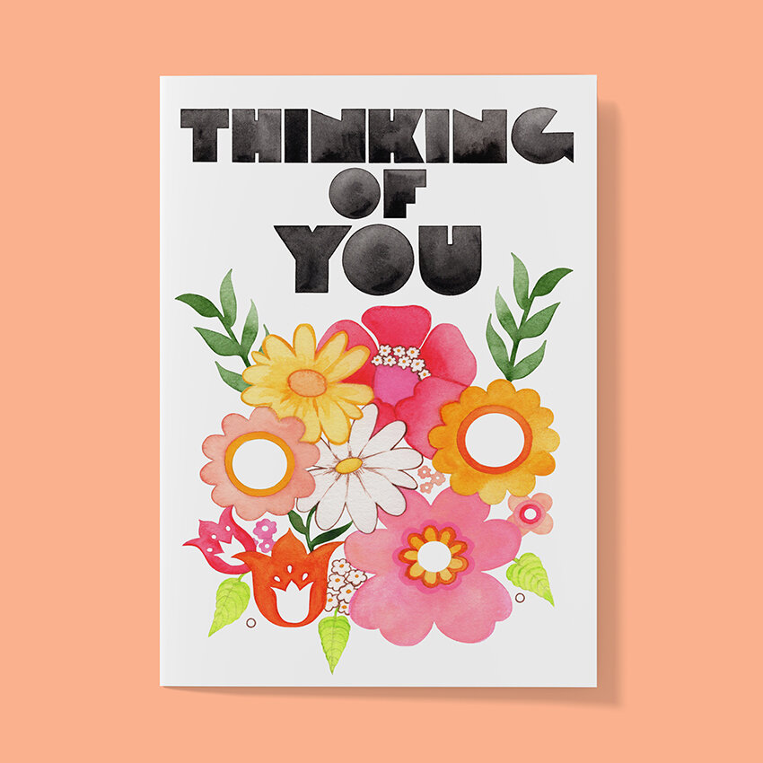 Thinking Of You Card Template