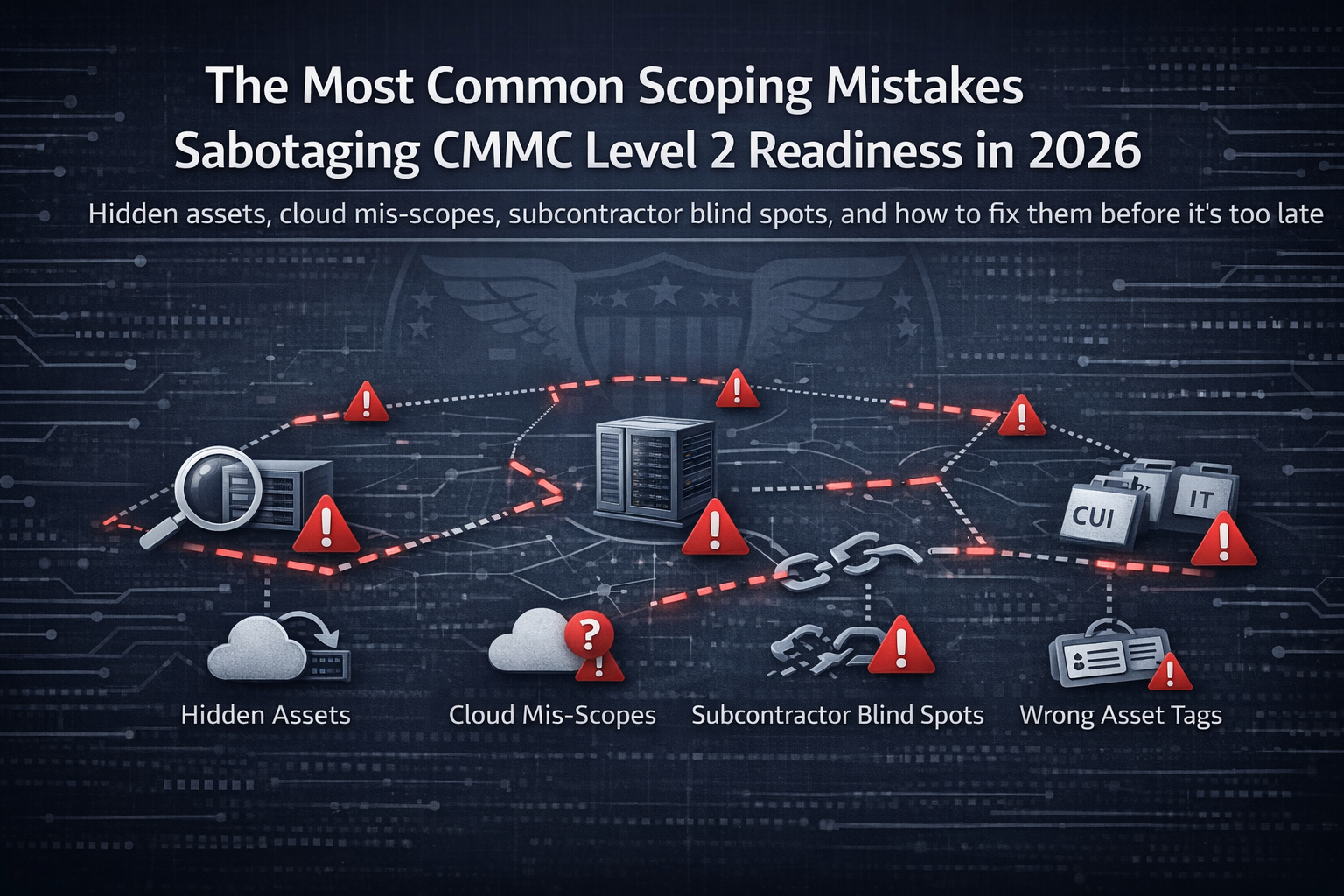 The Most Common Scoping Mistakes Sabotaging CMMC Level 2 Readiness in 2026 (and How to Fix Them)