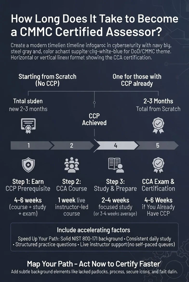 How Long Does It Take to Become a CMMC Certified Assessor?