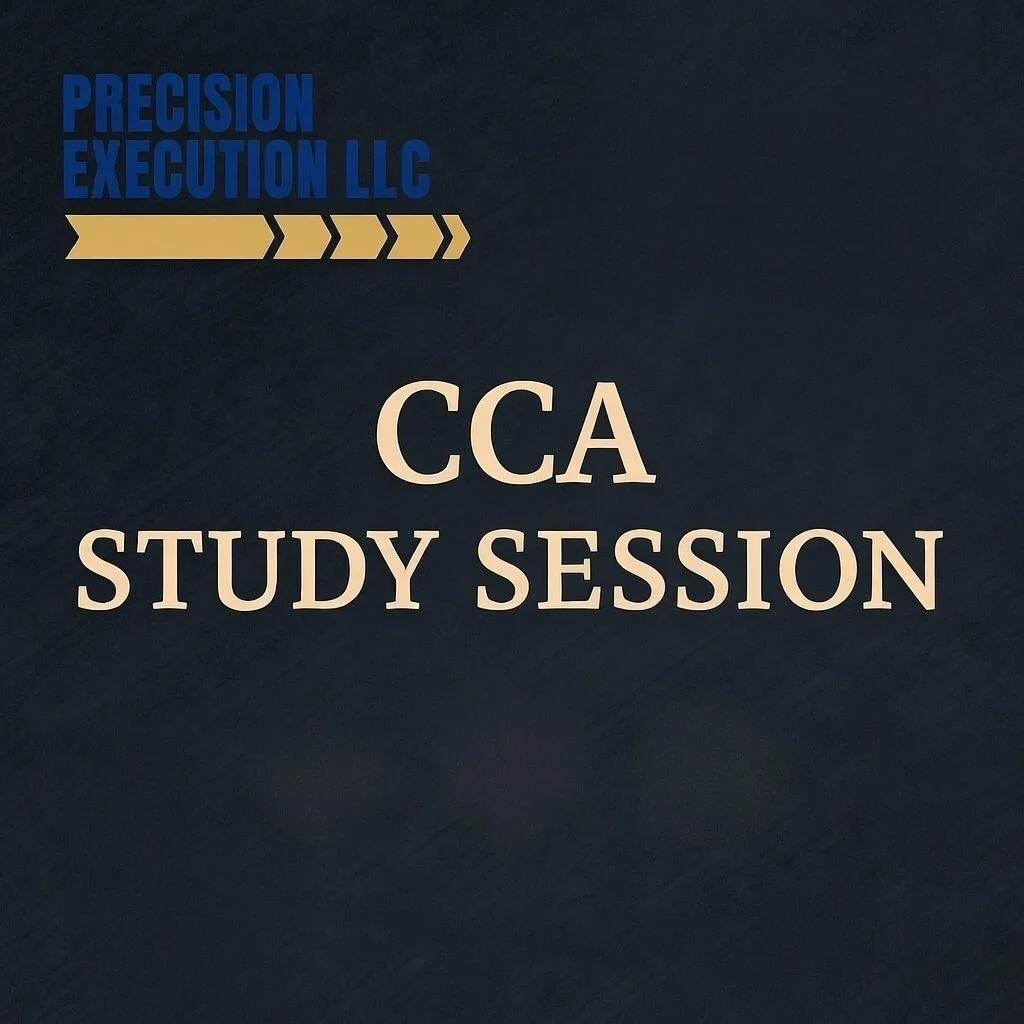 CMMC Certified Assessor (CCA) Live Study Session with a Provisional Instructor
