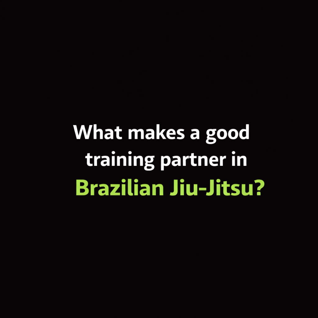      

 
    What makes a good training partner in Brazilian Jiu-Jitsu?   Training jiu jitsu requires us to work in pairs to learn and grow. Finding a great training partner can really accelerate your learning, motivate you, and keep you having fun w