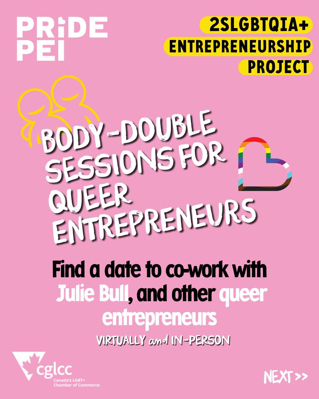 (In person) Body-Double Sessions for Queer Entrepreneurs