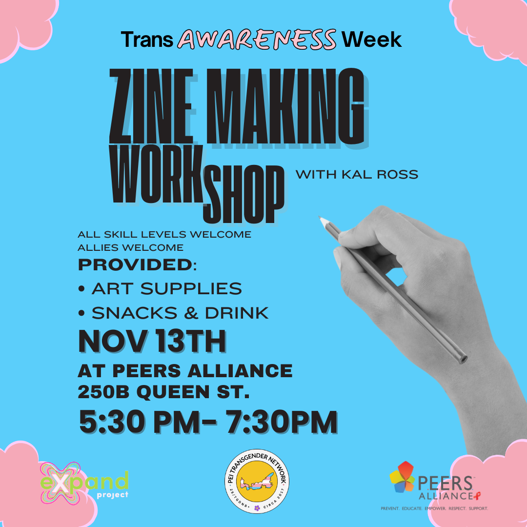 Trans Awareness Week: Zine making Workshop