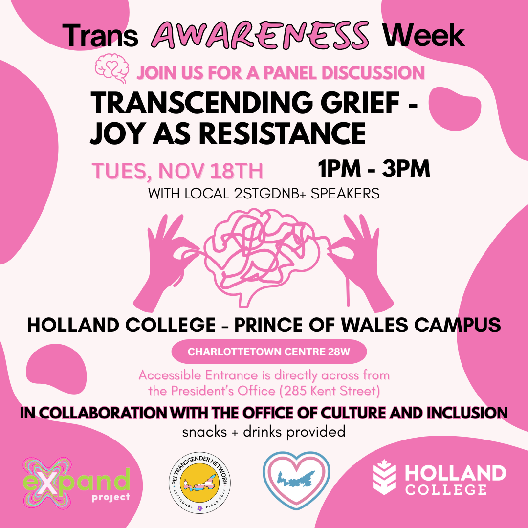 Trans Awareness Week: Transcending Grief - Joy as Resistance