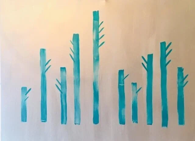Trees , 48" x 36" , Sold