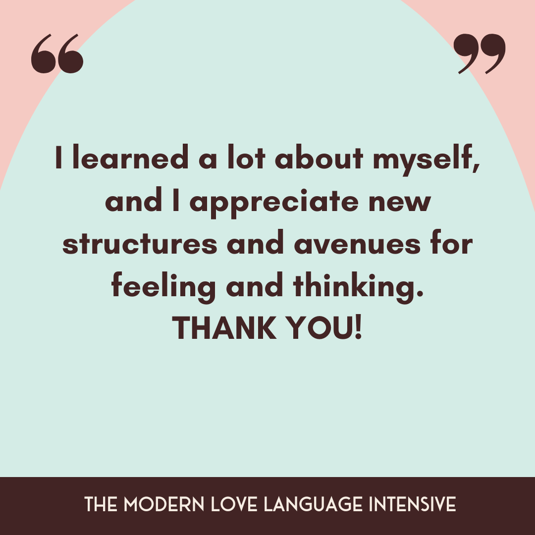 Intensive Modern Love Languages Workshop — The 18 Modern Love Languages
