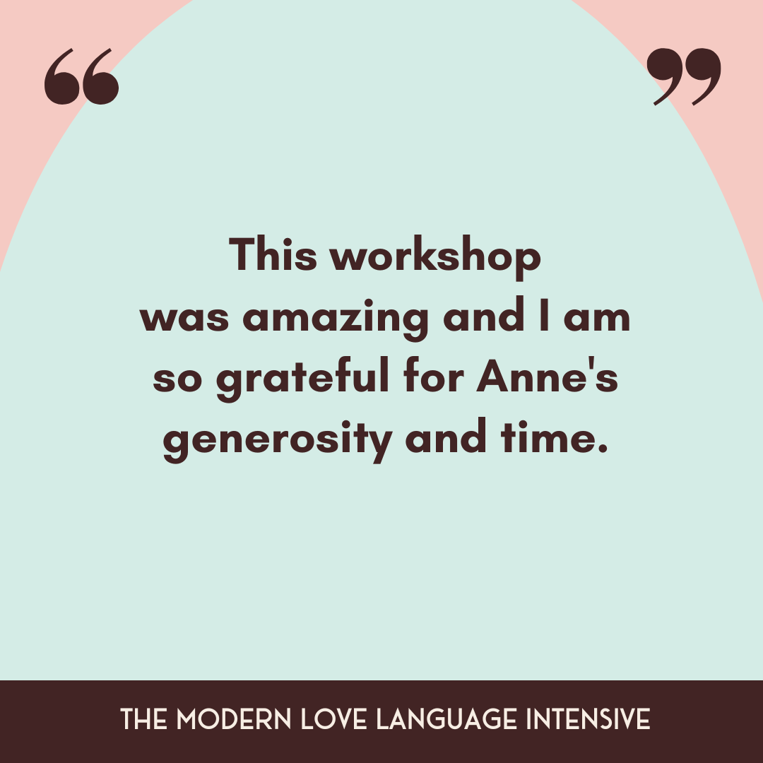 Intensive Modern Love Languages Workshop — The 18 Modern Love Languages