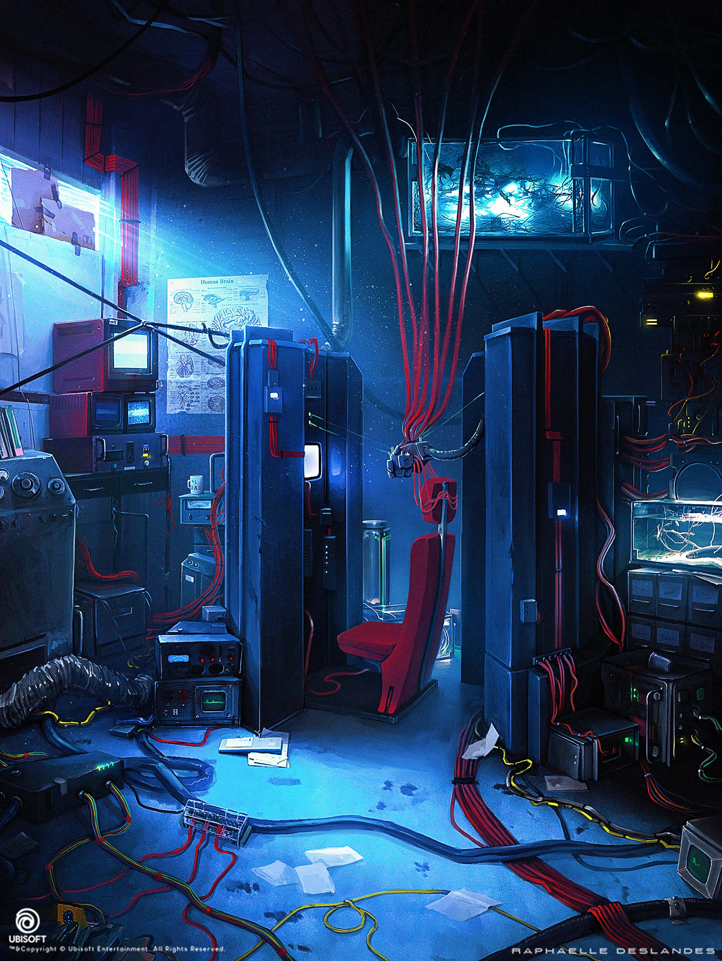 Cyberpunk 2077 комната