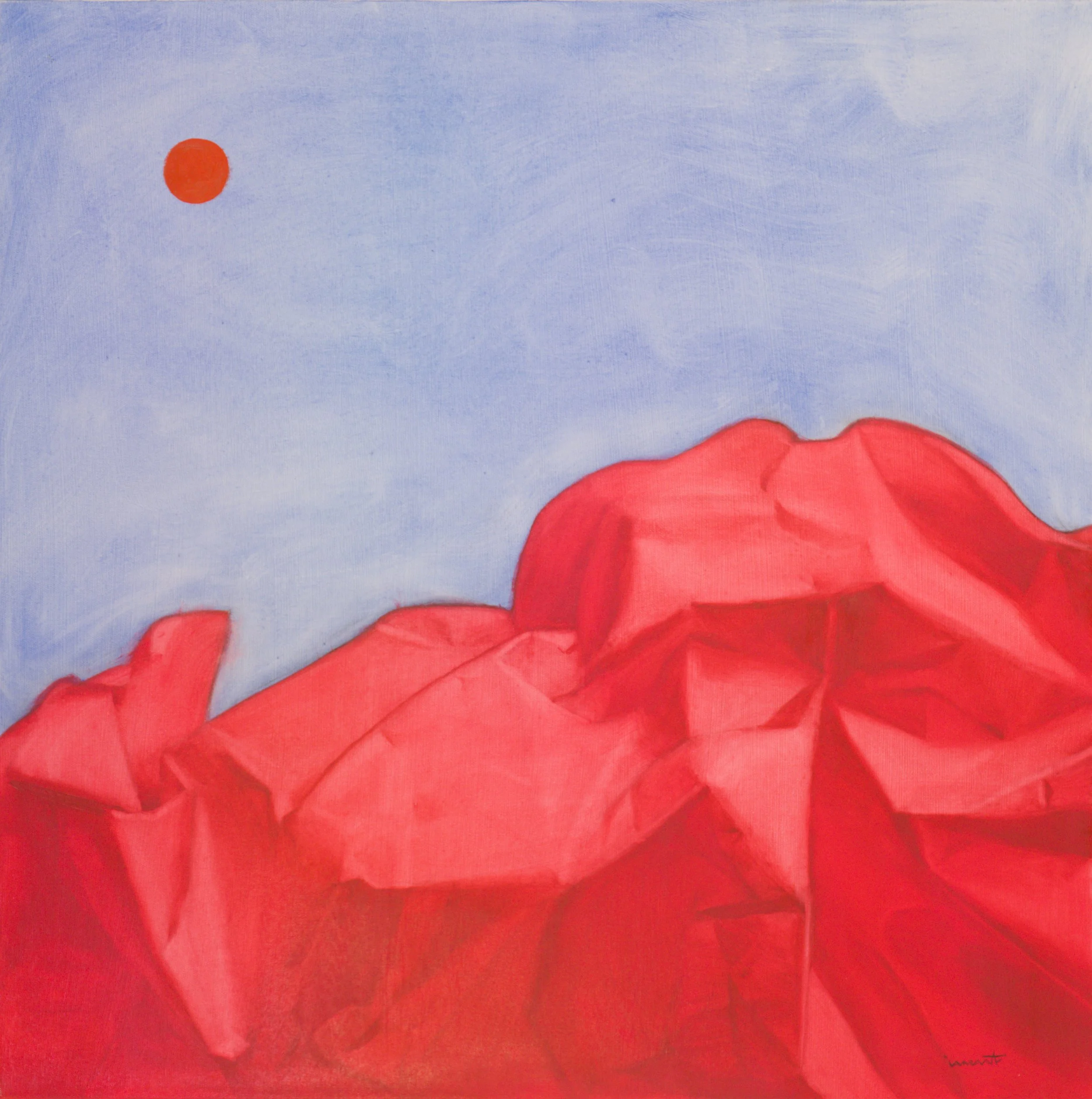 "Unfold Before Me #1". Oil on canvas. 24x24 inches. Available in Shop.
