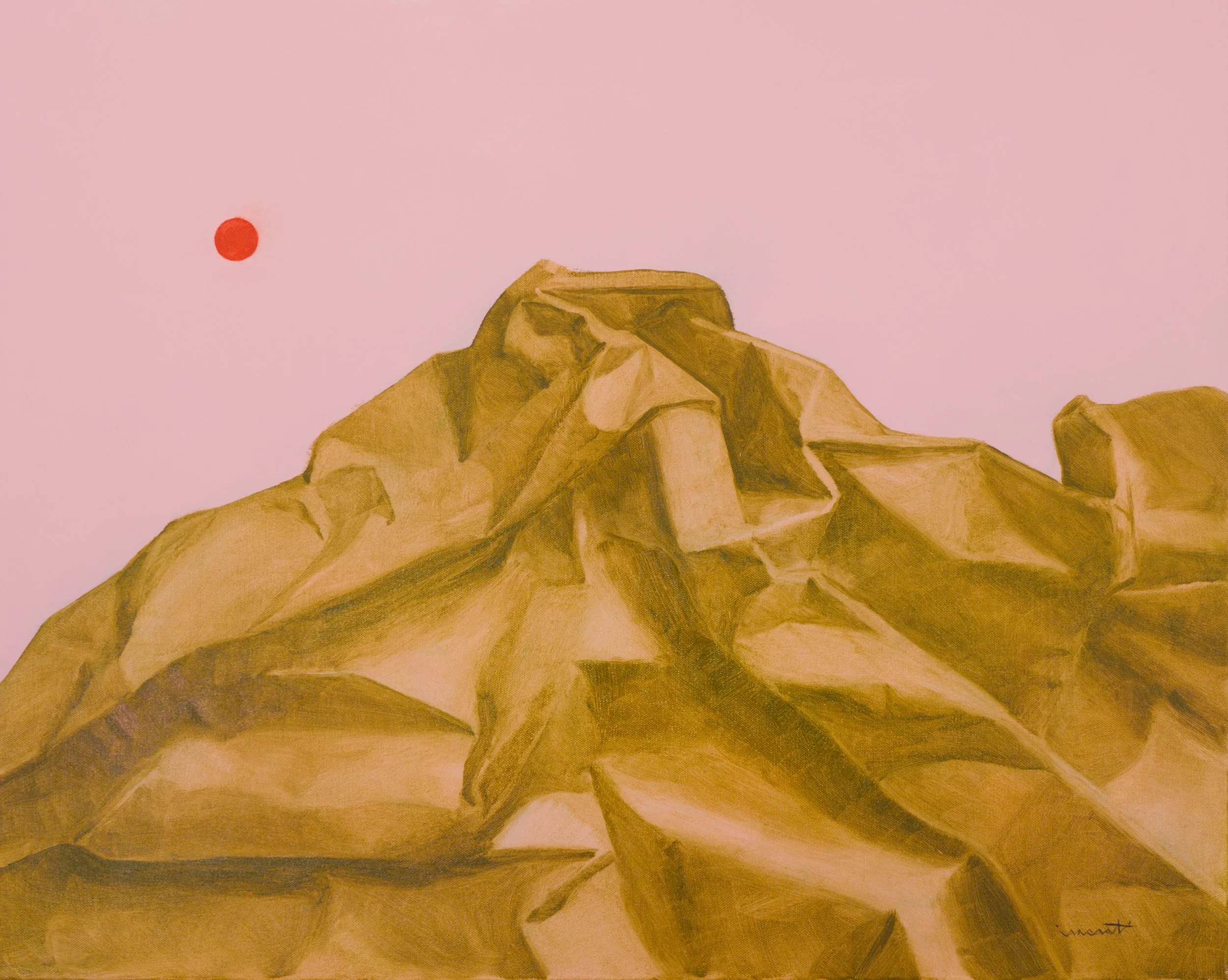 "Unfold Before Me #3". Oil and acrylic on canvas. 24x30 inches. Available in Shop.