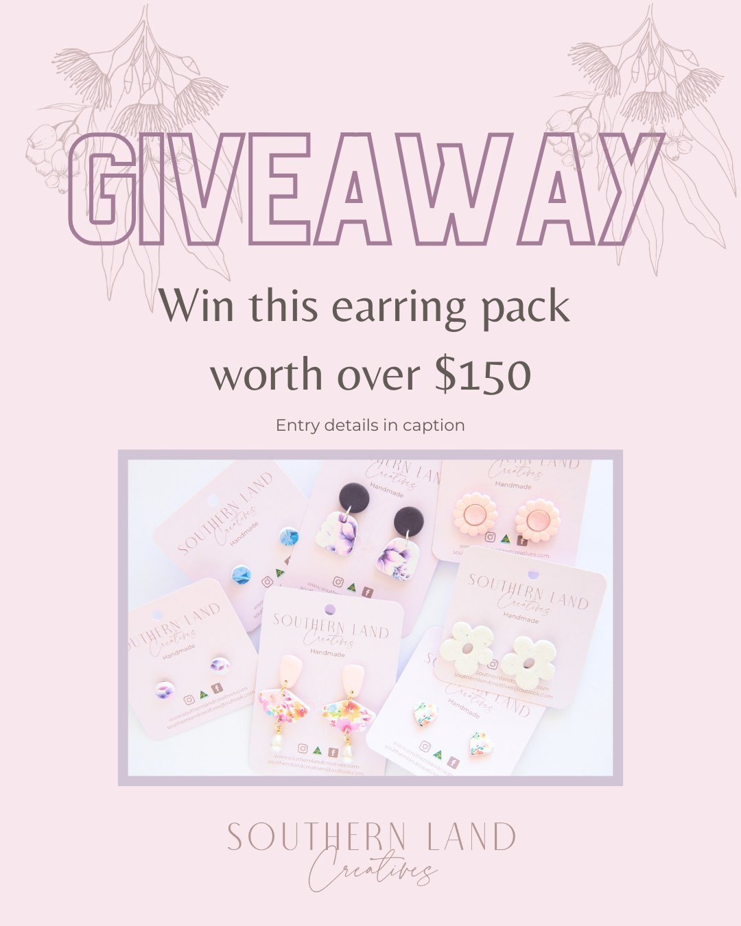 Time for your chance to win!

There have been a few business milestones that I have missed because I have been so busy! 
I'd love to give one lucky follower the chance to win the earrings pictured!

Winnings includes free postage to one nominated pos