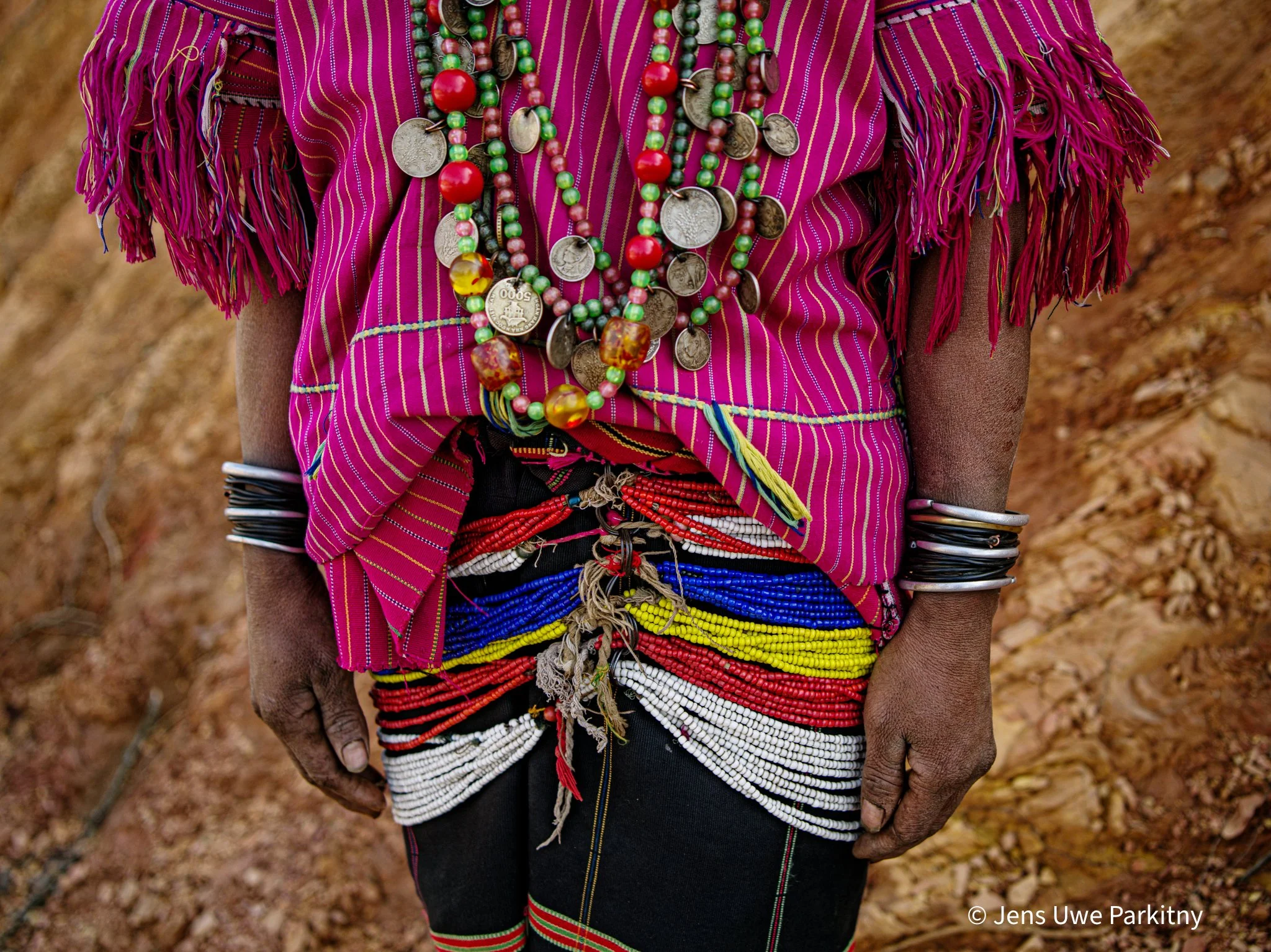 Kayaw woman's traditional attire.