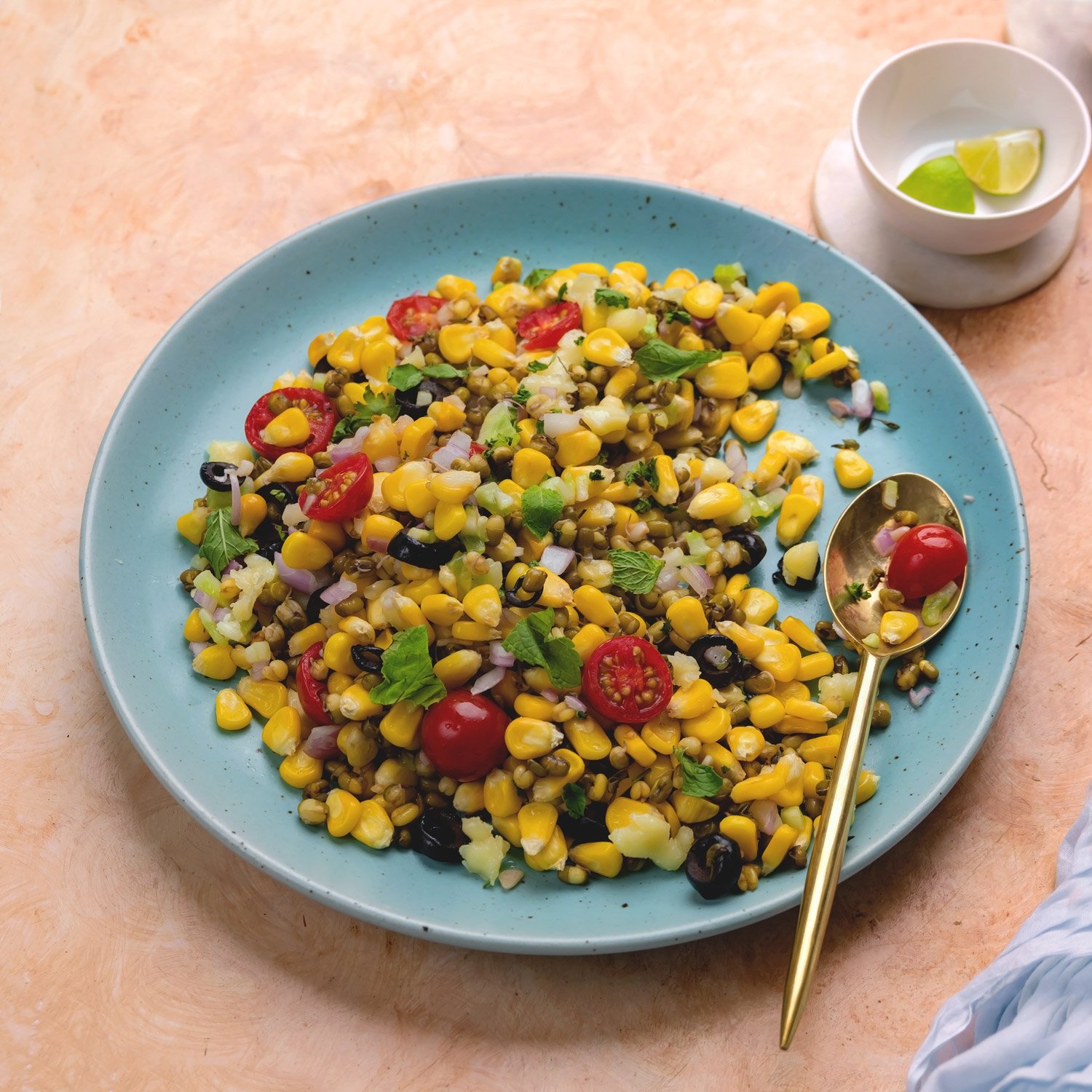 Sluier brandstof Gelukkig Corn and moong sprouts salad — Bites & Bokeh