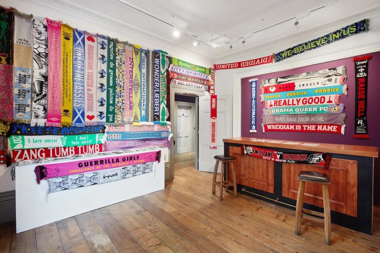 The Art of the Football Scarf at OOF Gallery, 2022. Installation view I.jpg