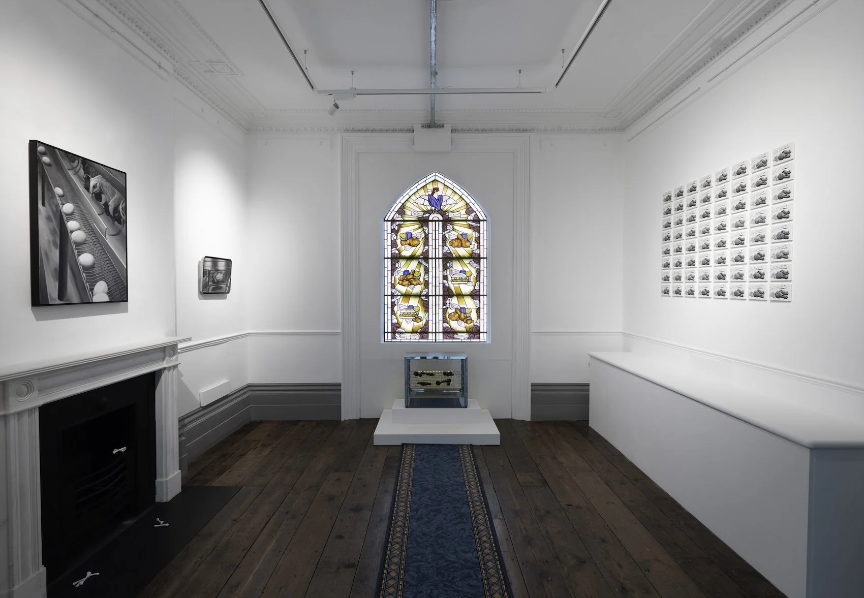 Jack Hirons, 'Fowl Play', 2024. Installation view I. Copyright the artist. Courtesy OOF Gallery.jpg