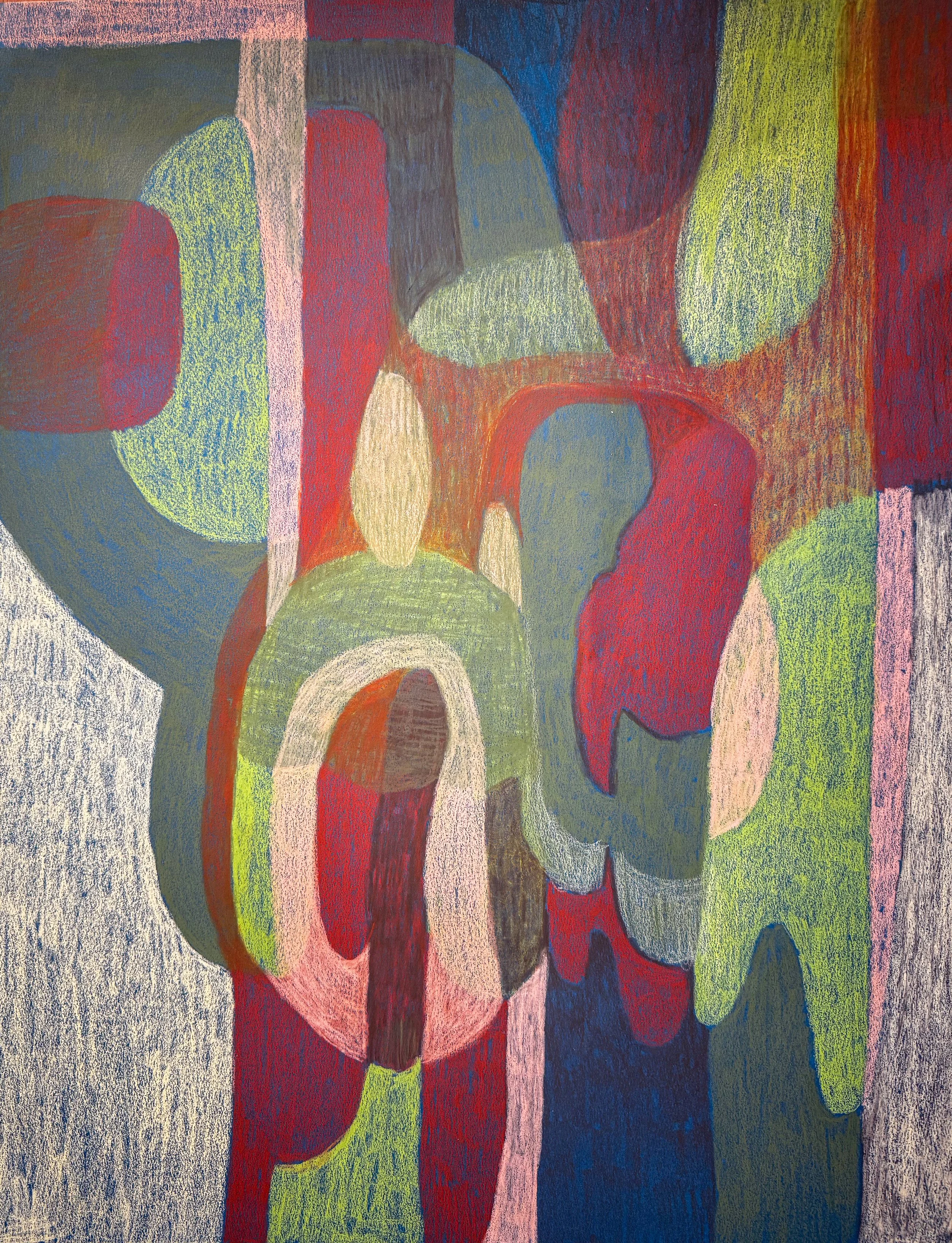 Untitled | Wax Pastels on Paper | 2025