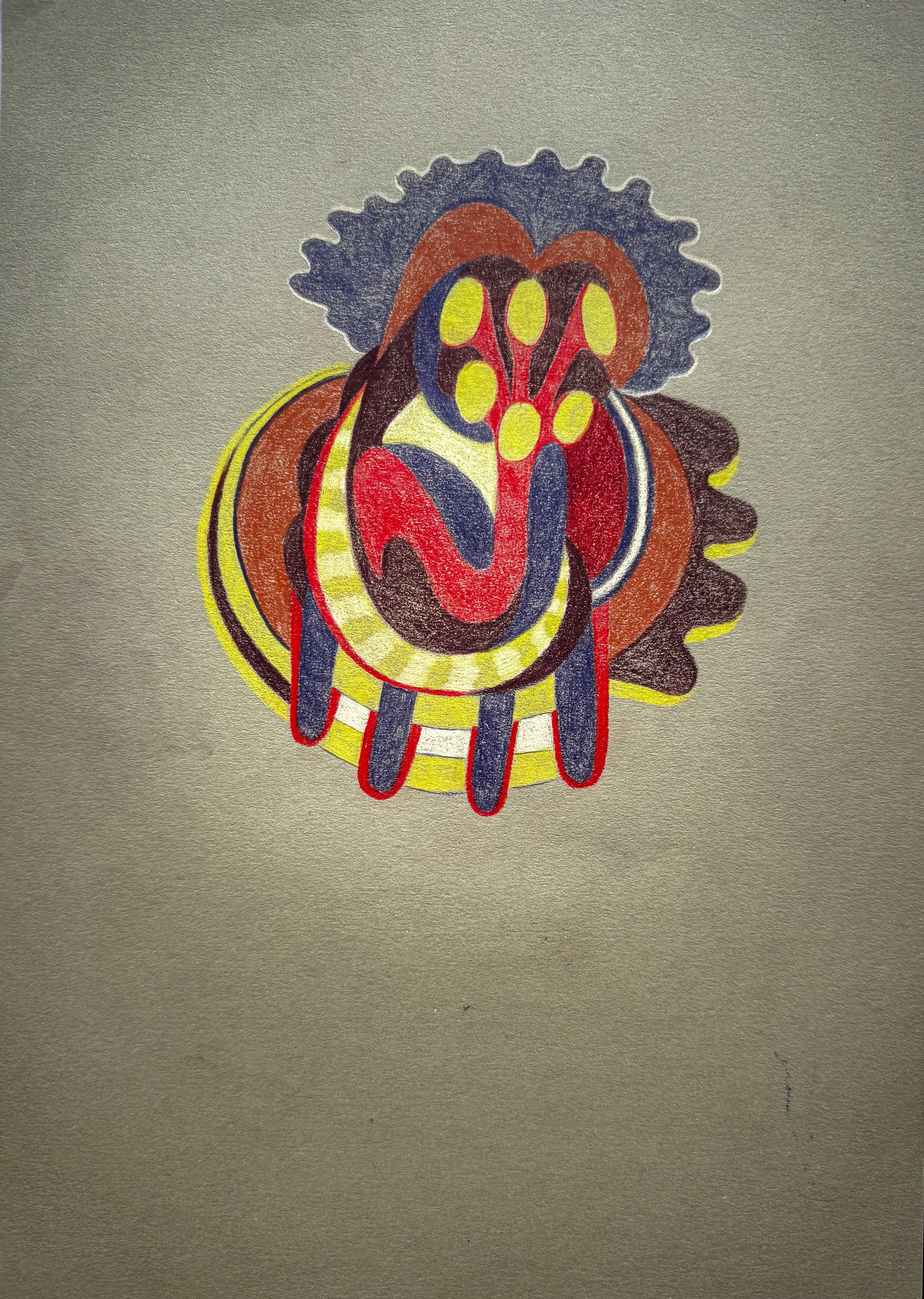 Creature 1 | Colored Pencils on Paper | 2025
