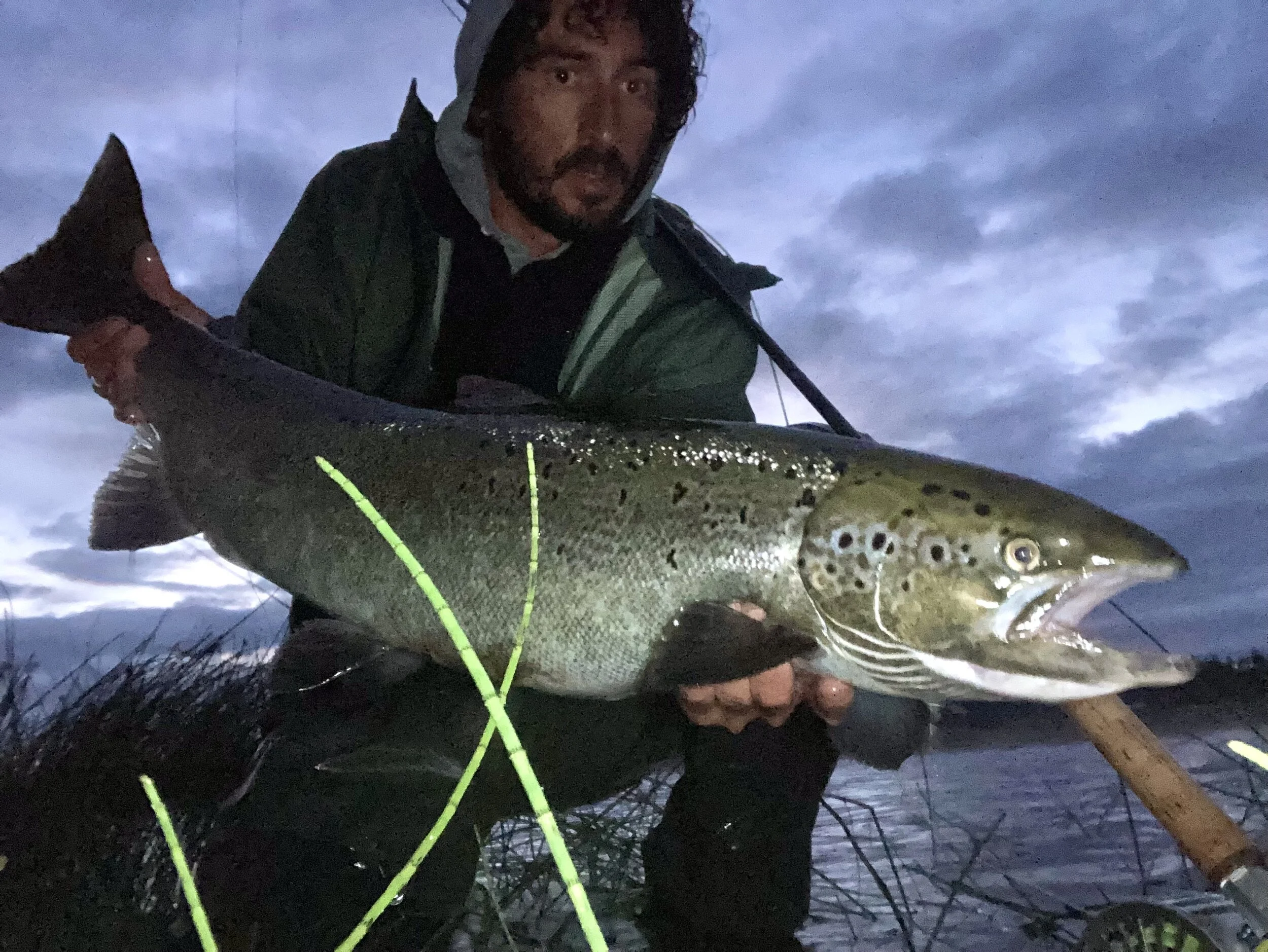 Night time action at Kengis for Matteo