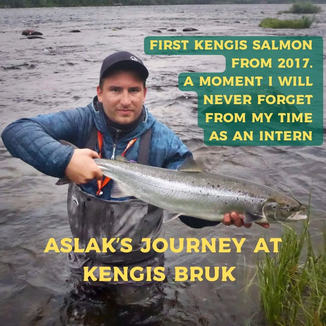 Aslak&rsquo;s Kengis journey 

Looking in to my 10th season at Kengis Bruk it reminded me of all the good moments. 

Moments I will never forget. 

See you soon on the riverbank. 

Br. Aslak 

#kengisbruk #flyfishing #kengisfeeling #balticsalmon