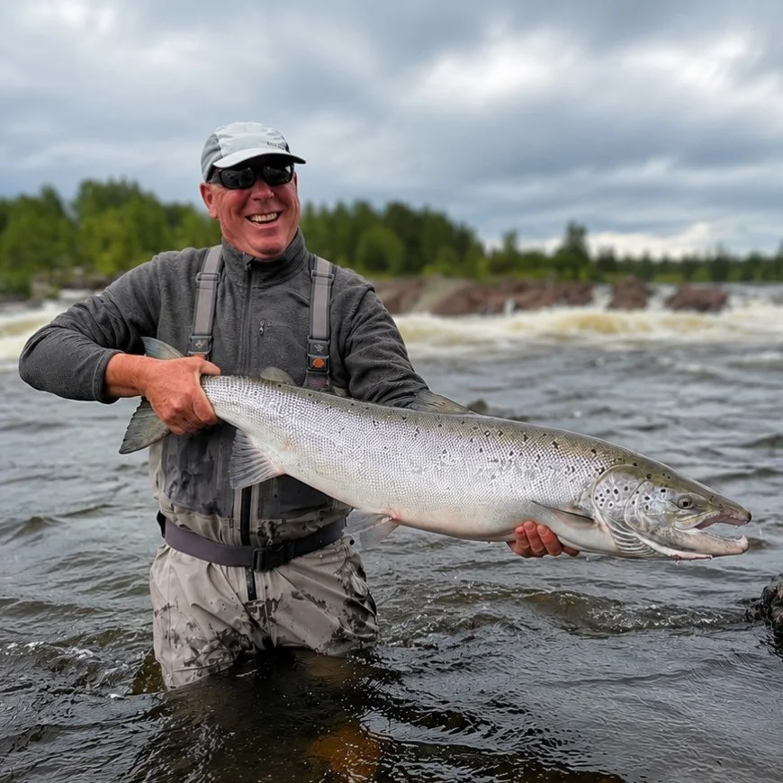 &amp; the biggest fish of the season 

113cm and a big smile! Great job Patrick. 

We know our rover systems holds big fish and each season we catch some big ones. 

This season we saw many in the mid size range 7-9kg. 

And the number of fishing ris