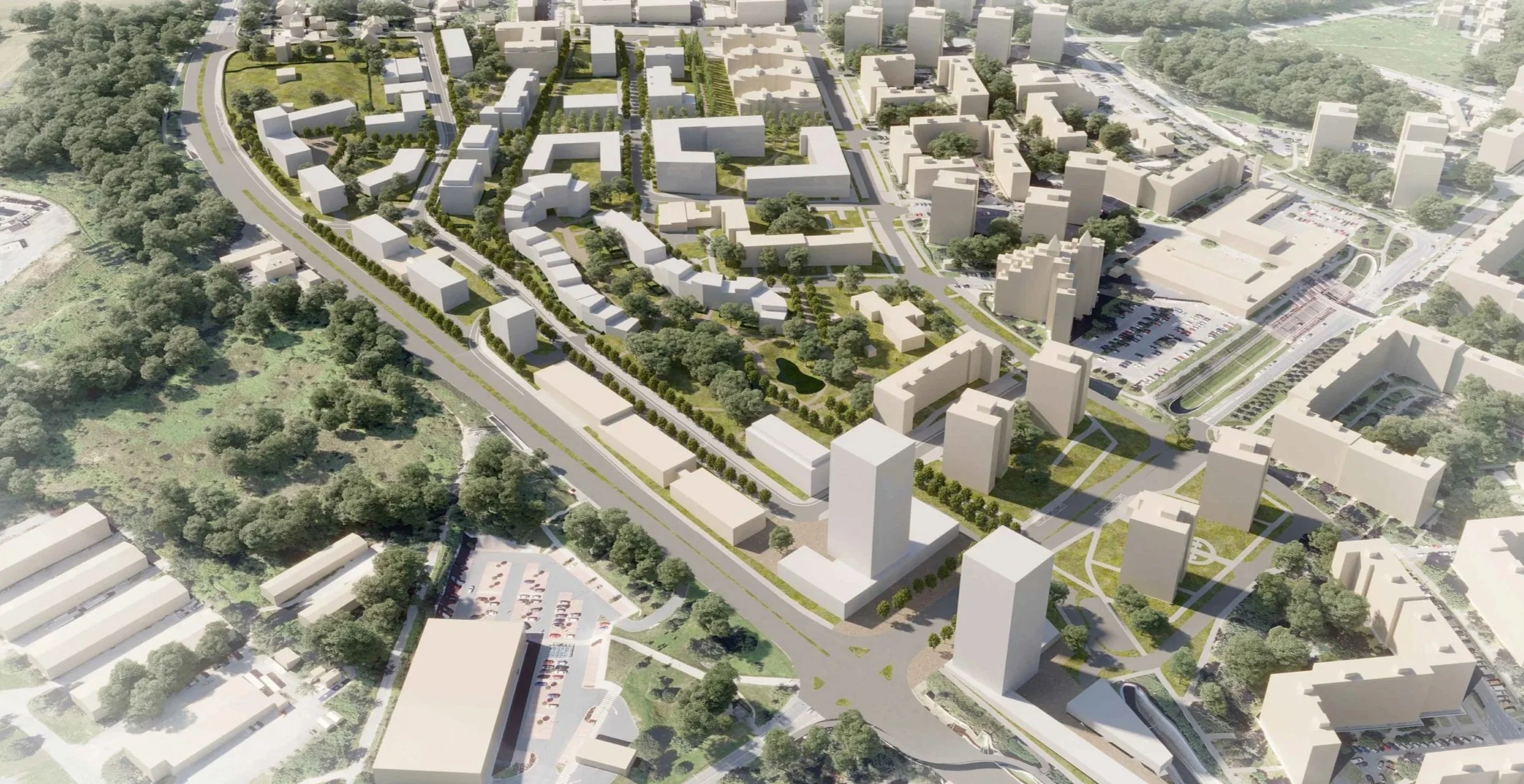 URBANISTICKO - ARCHITEKTONICKÁ STUDIE TRIANGL