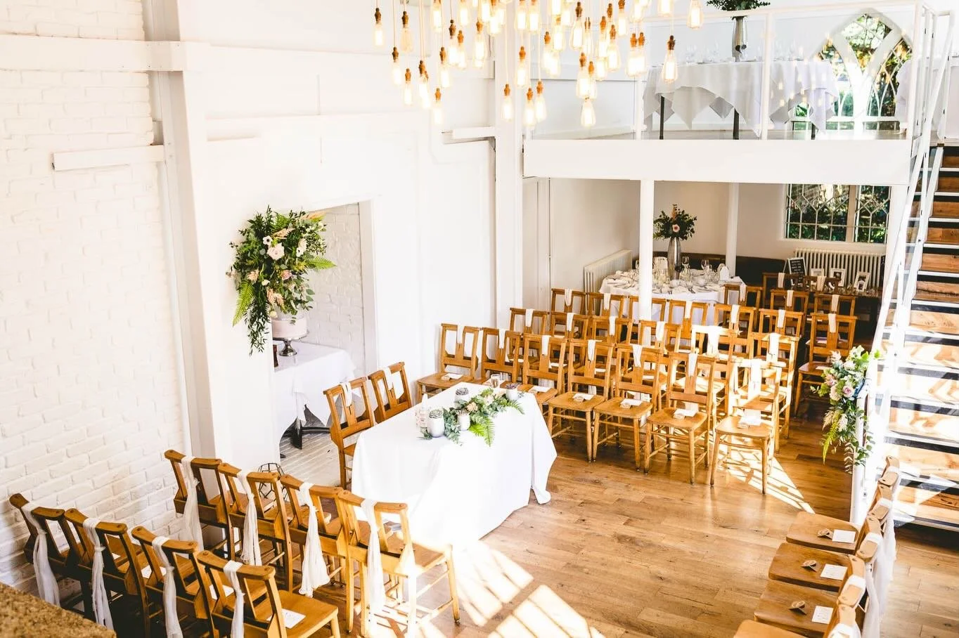 Our ceremony layout means your guests are all around you which creates the loveliest atmosphere. Come and take a look and you&rsquo;ll see what we mean.....

📆 Come along to our open day on the 8th March 

📧 Book a viewing at a time to suit you 

L