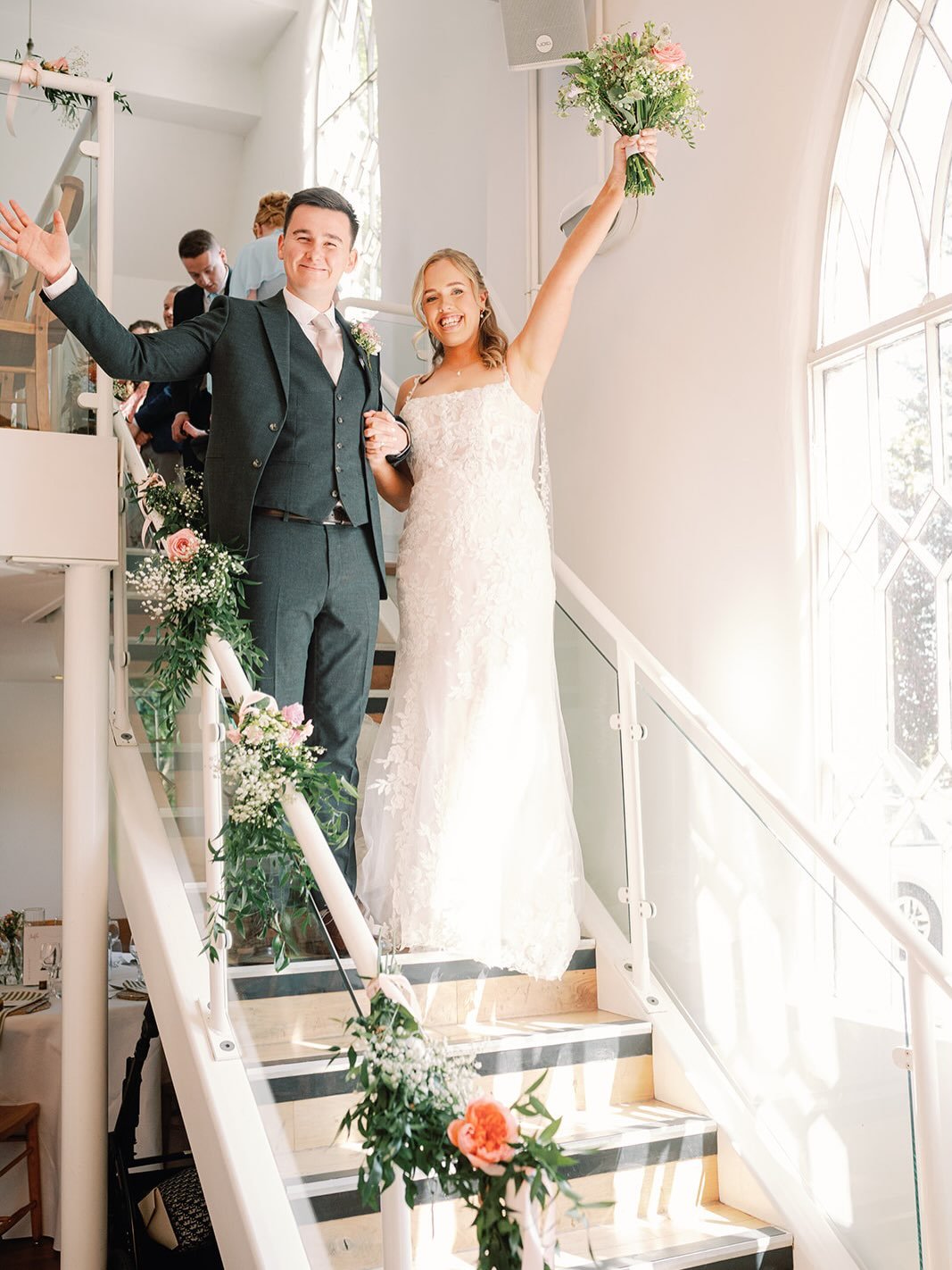 A beautiful May day for the lovely E&amp;M shot by our favourite @lottie_photography and @sweetreveriefilms 

The couple opted for an intimate ceremony and dinner by @gatherandfeastevents decorated with spring wildflowers @christinesofhockley then a 
