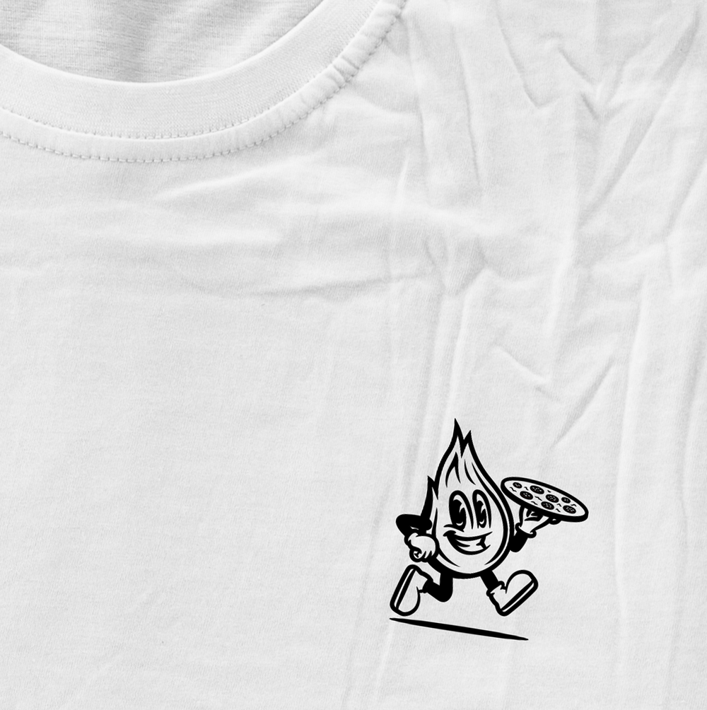Luamoda Cat&Pizza Tee サイズ2 白 Luamoda Cat&Pizza Tee サイズ2 白 Luamoda Cat&Pizza Tee