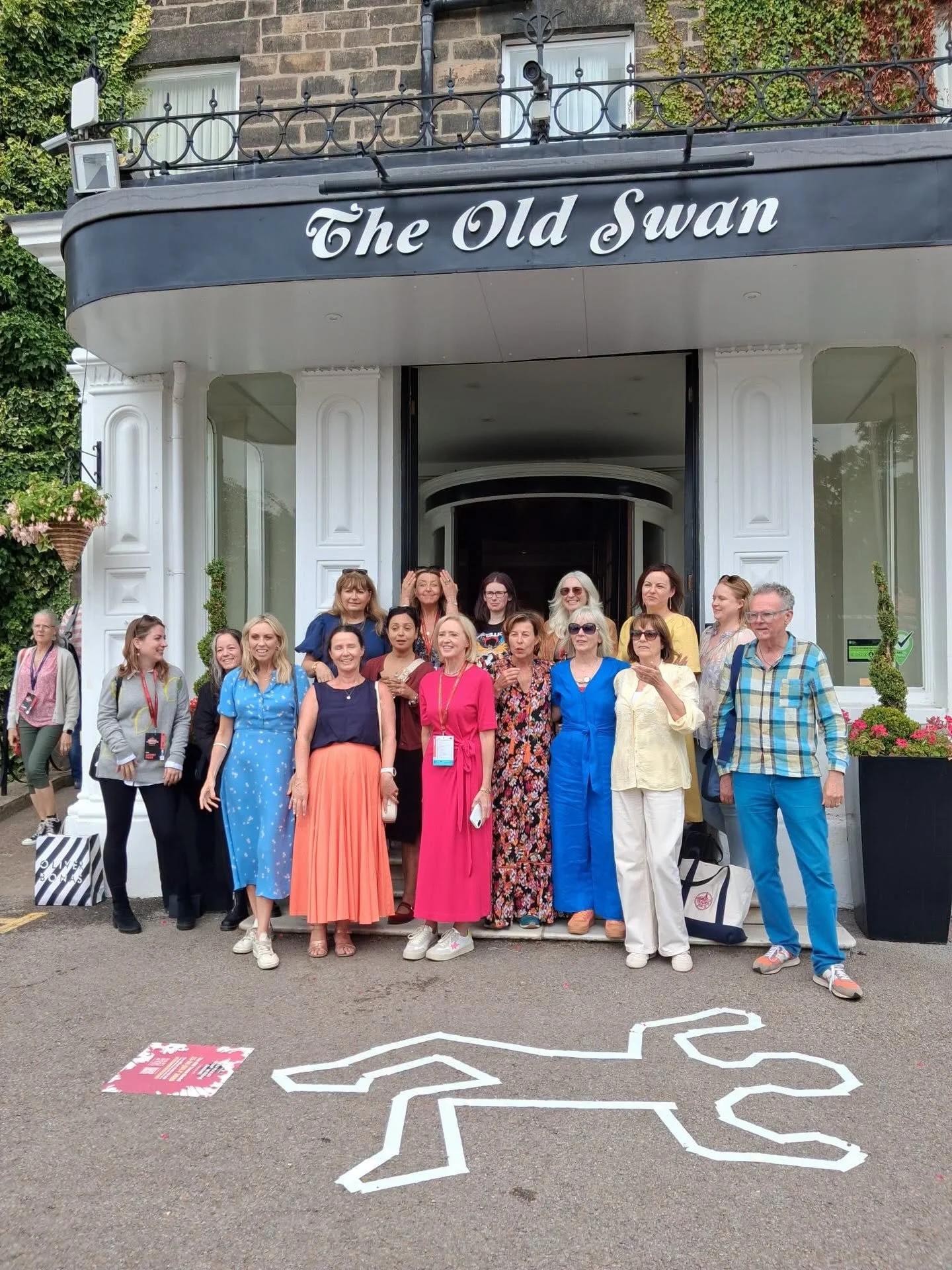 The ever-expanding "Murder of Irish Crime Writers" attending the Theakstons Old Peculier Crime Writing Festival in Harrogate