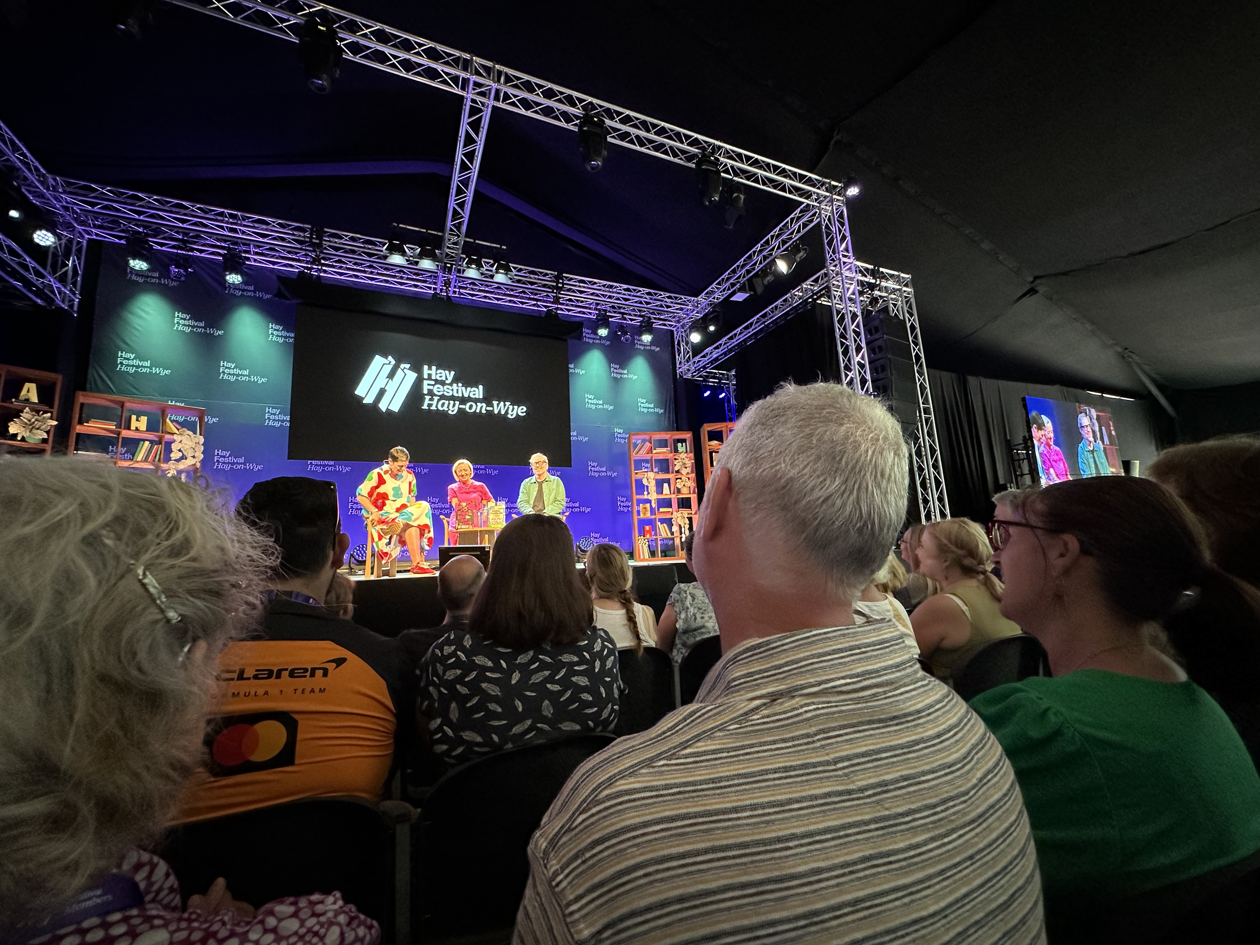 Liz was interviewed with Ardal O'Hanlon on the Tuesday morning
