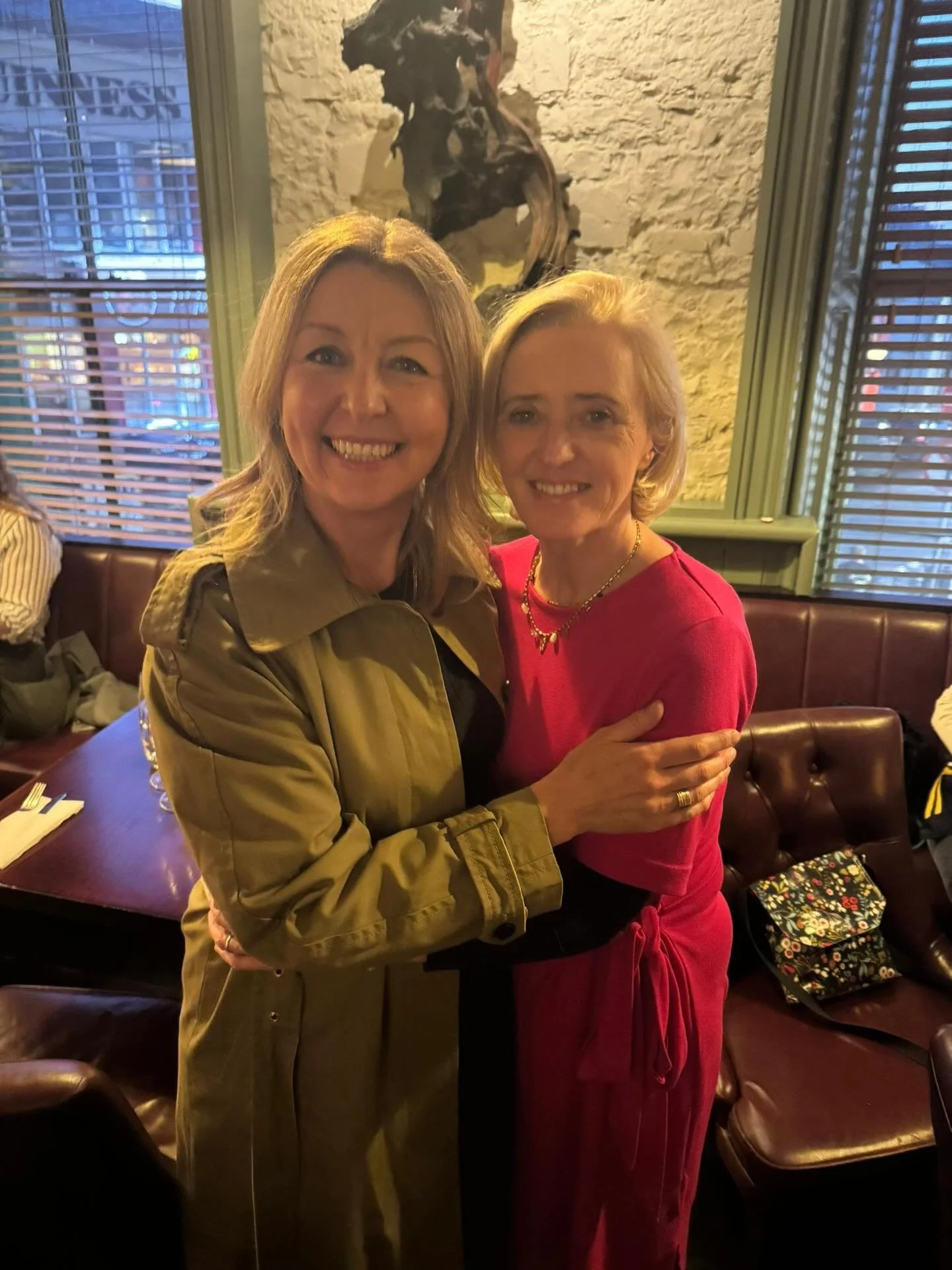 Backstage with Edel Coffey after the Cúirt Festival event