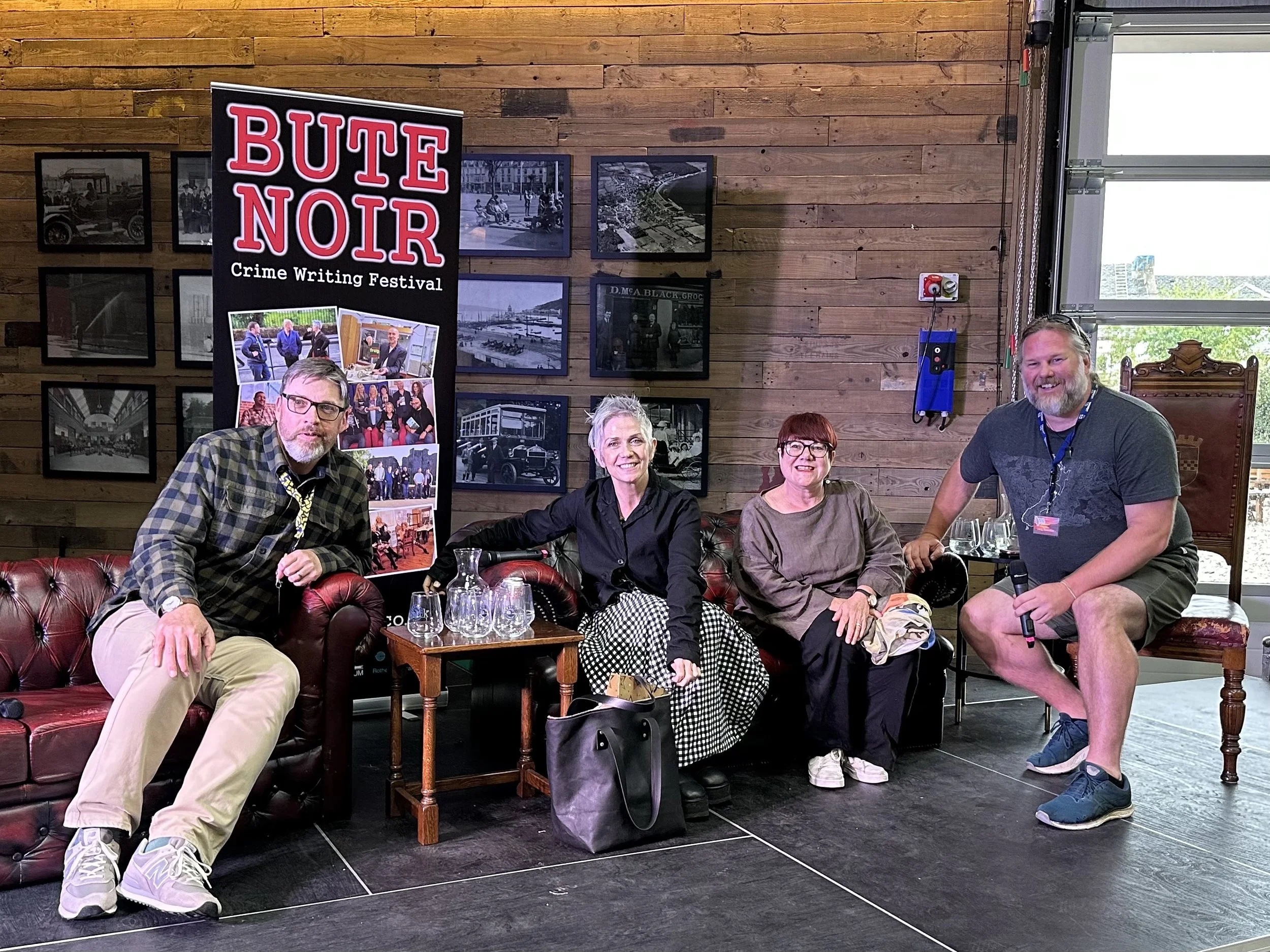 Liam McIlvanney, Denise Mina, Louise Welsh and Craig Sisterson