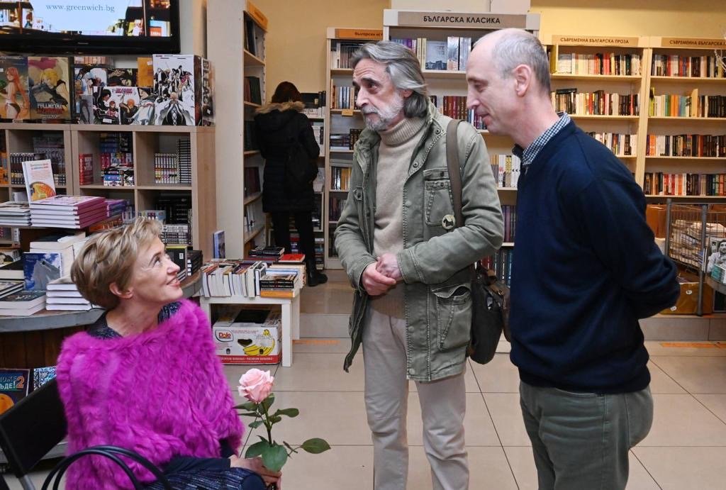With cover designer Hristo Hadjitanev &amp; Ivo Petrov