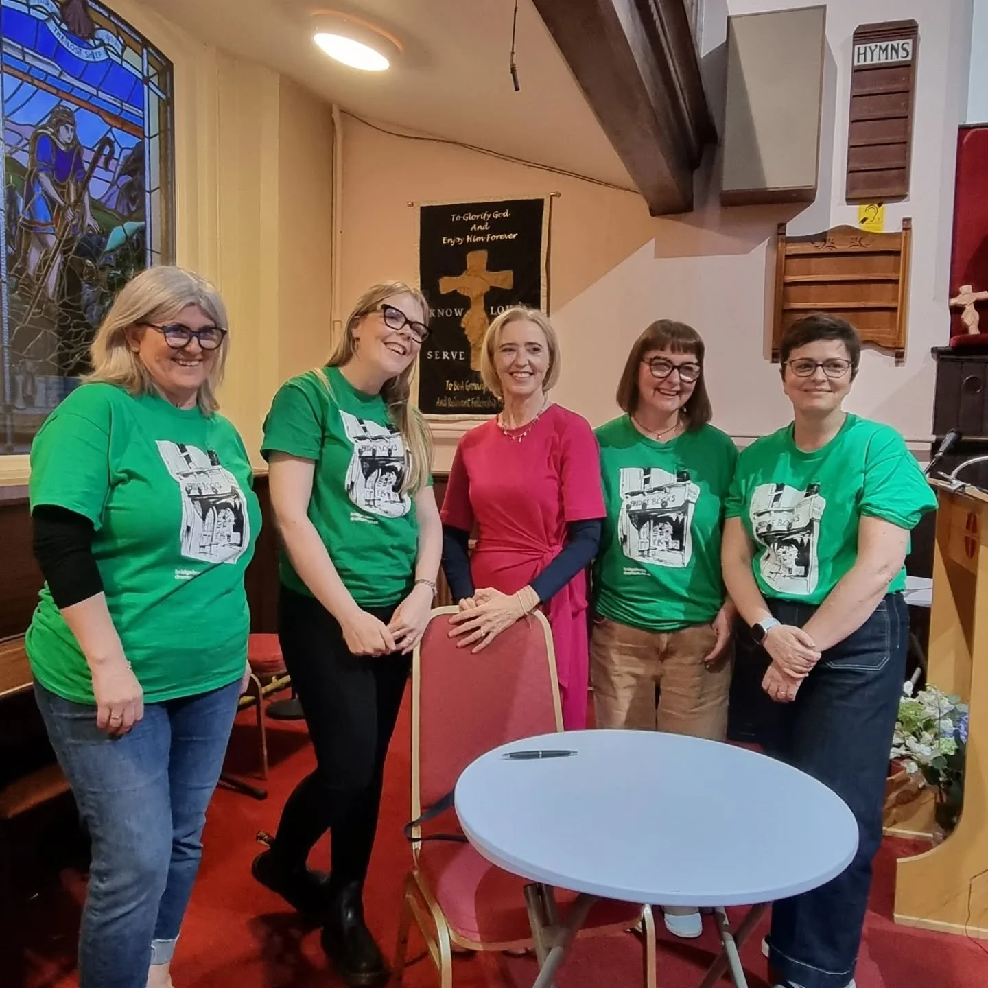 The Dromore Book Festival team after the event