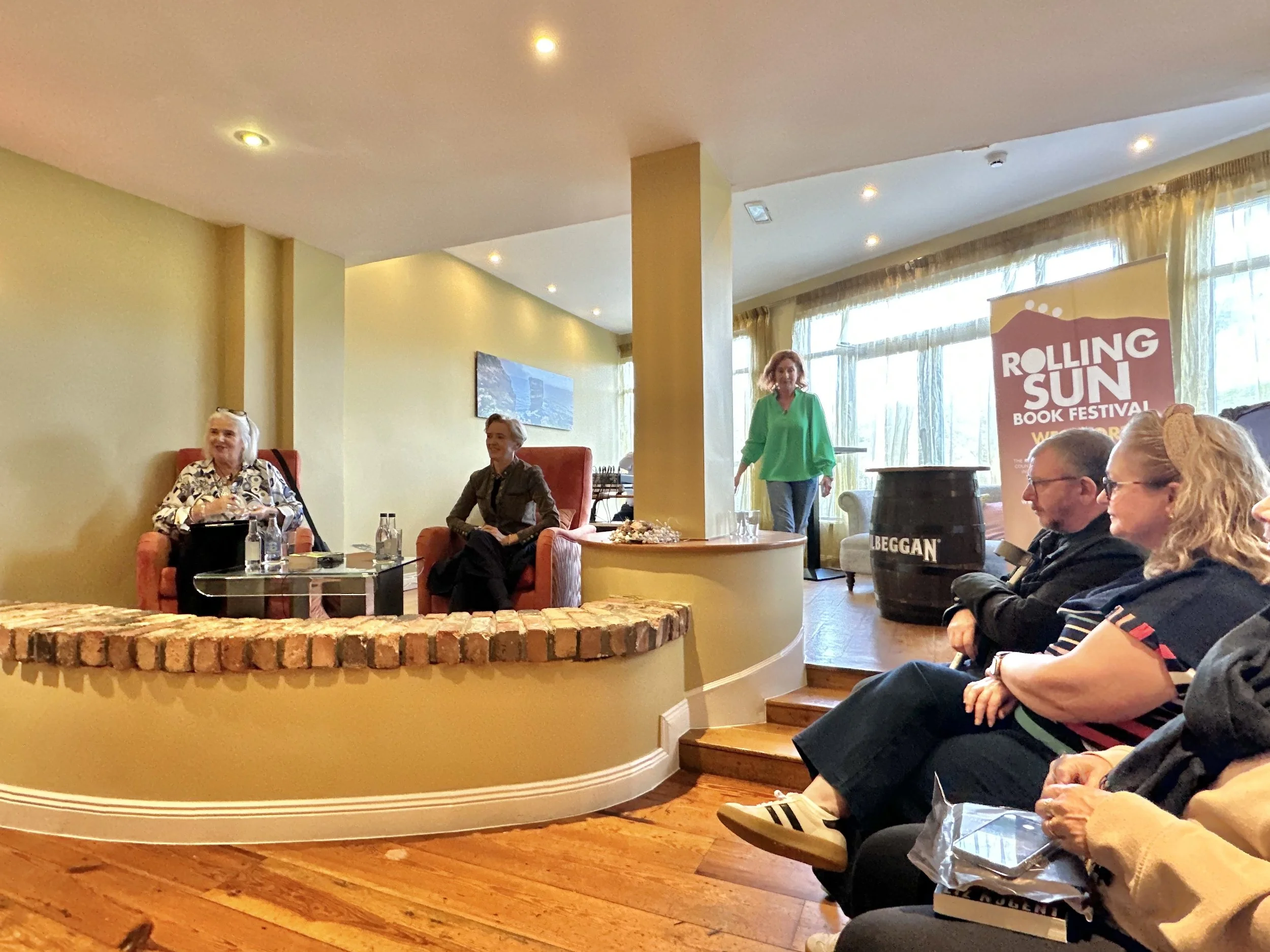 Liz at the Rolling Sun Book Festival in October 2025.