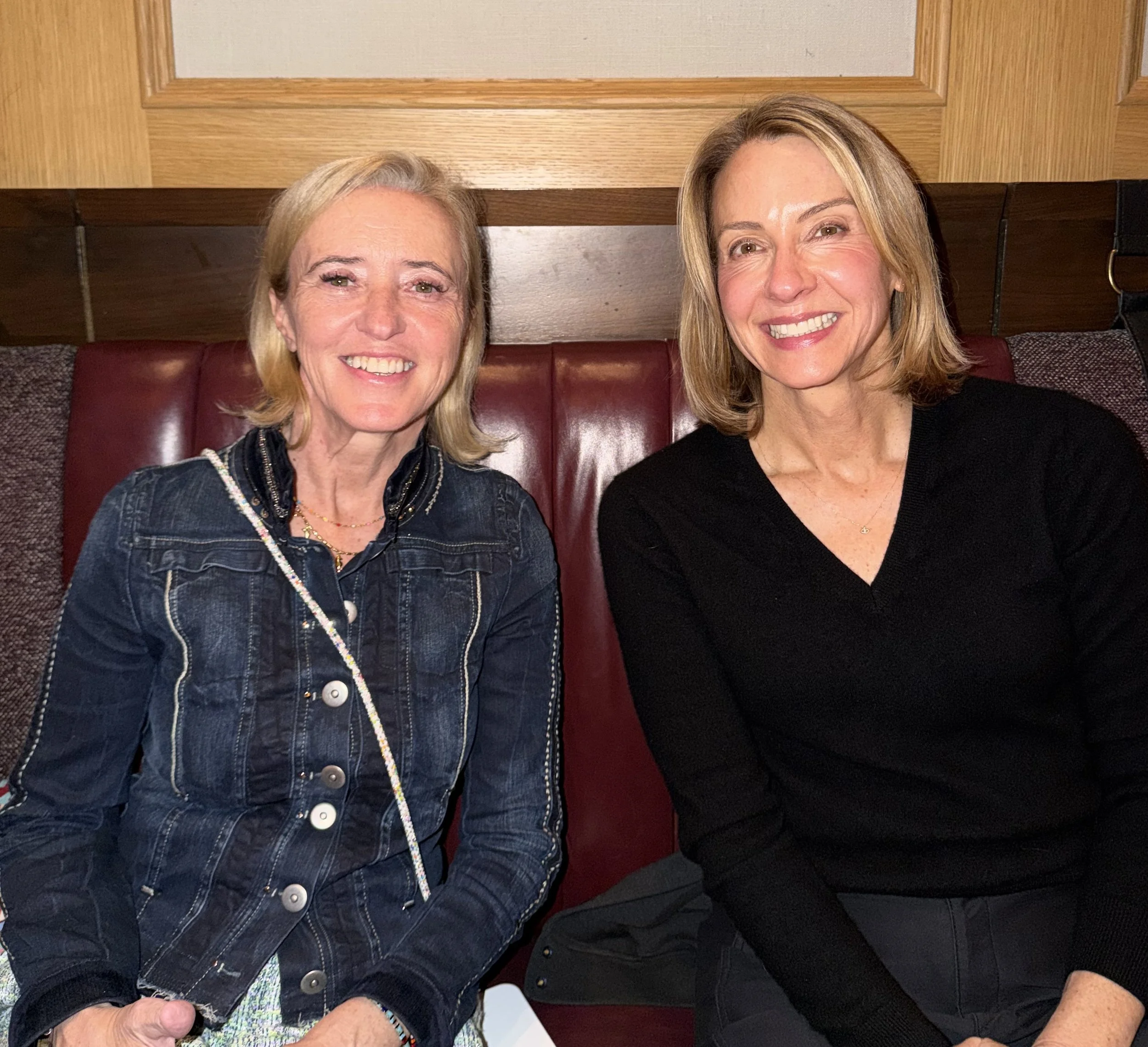 Liz with Robyn Harding in Vancouver in October