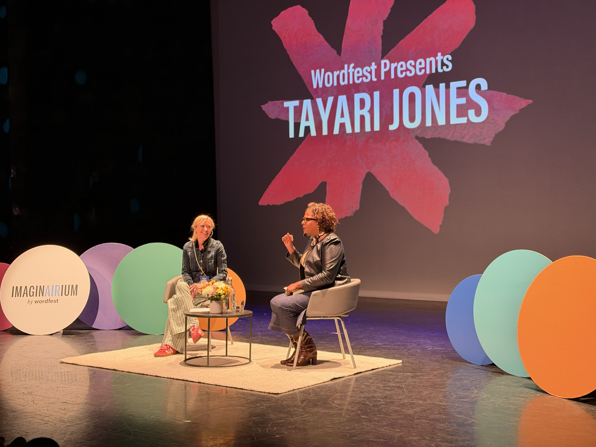 Liz travelled to Wordfest in Calgary, Alberta in October to first interview Tayari Jones