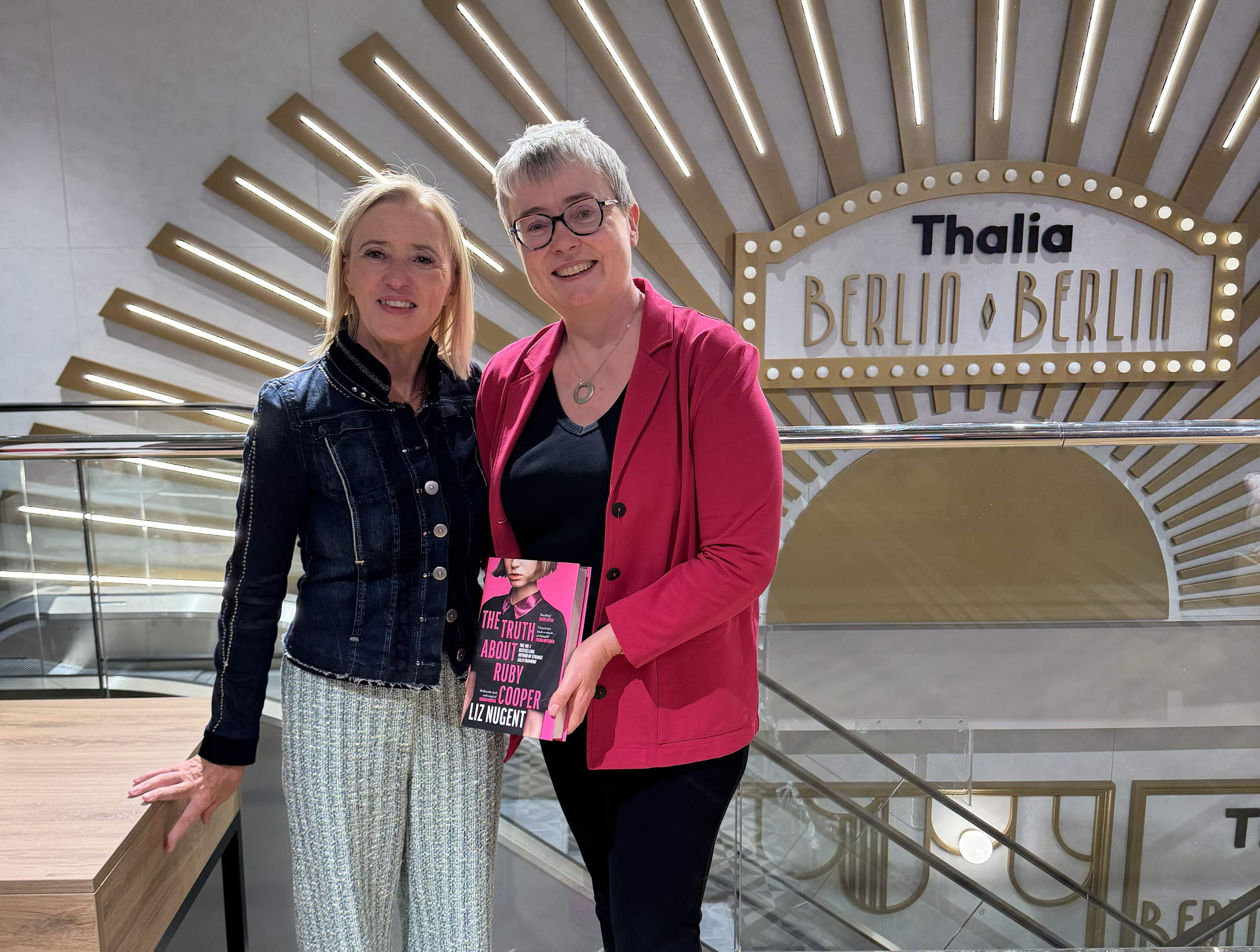 The Irish Ambassador to Germany Maeve Collins attended Liz's reading event in Berlin
