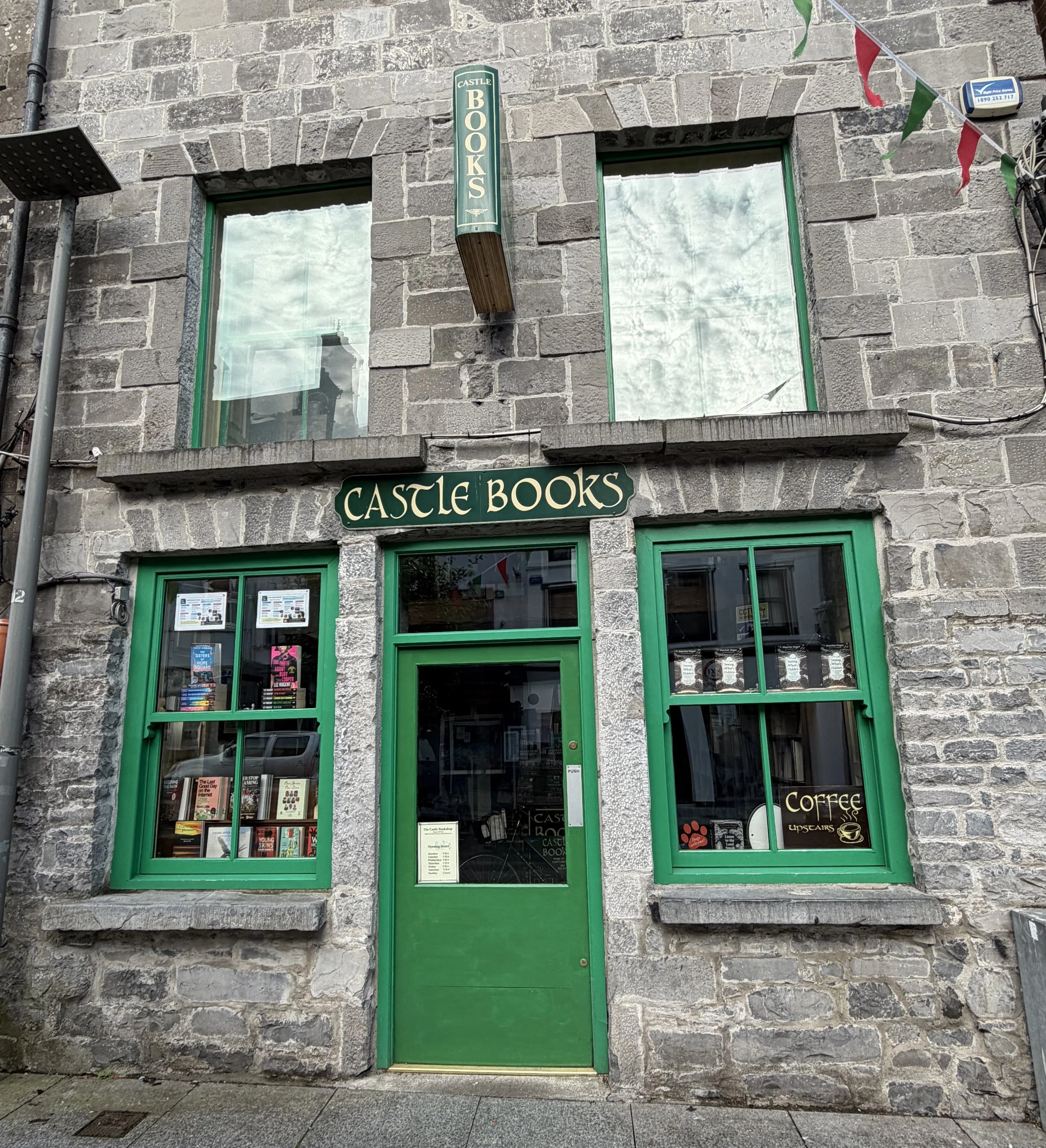 Many thanks to Castle Books of Castle Street for supplying the books for the Wild Atlantic Words festival in Castlebar