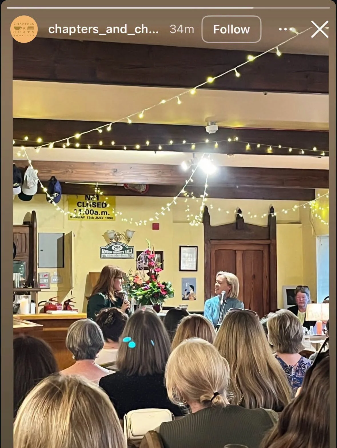 Liz at an event in aid of the Dublin Rape Crisis Centre in August