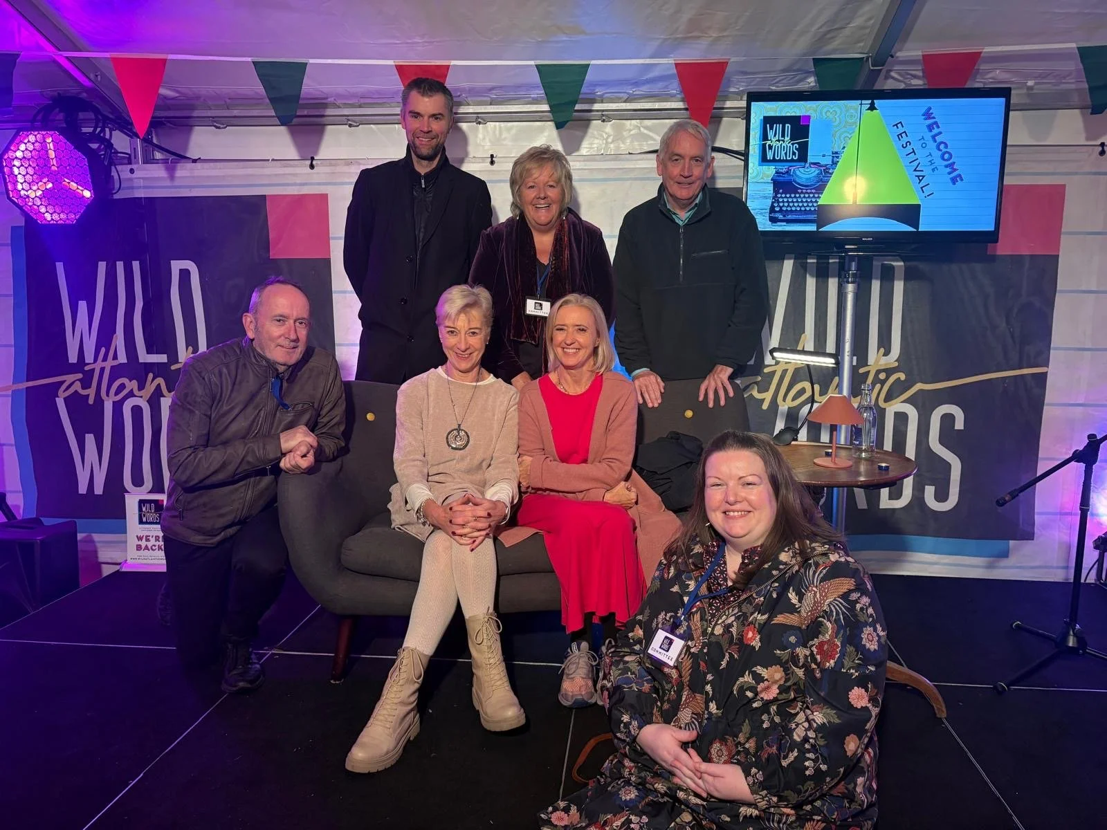 Liz with the Wild Atlantic Words festival committee