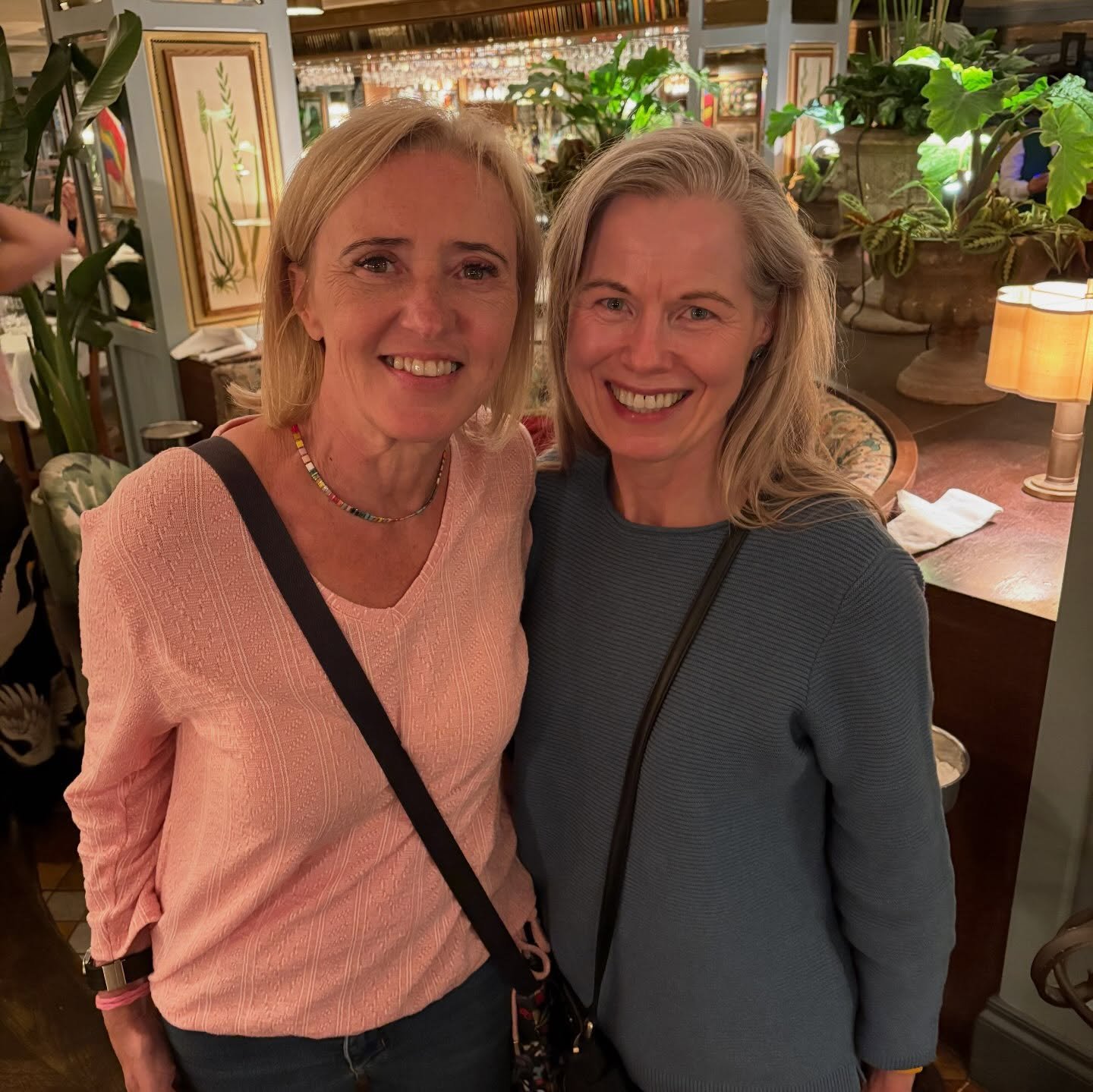 Liz and editor Patricia Deevey in Harrogate