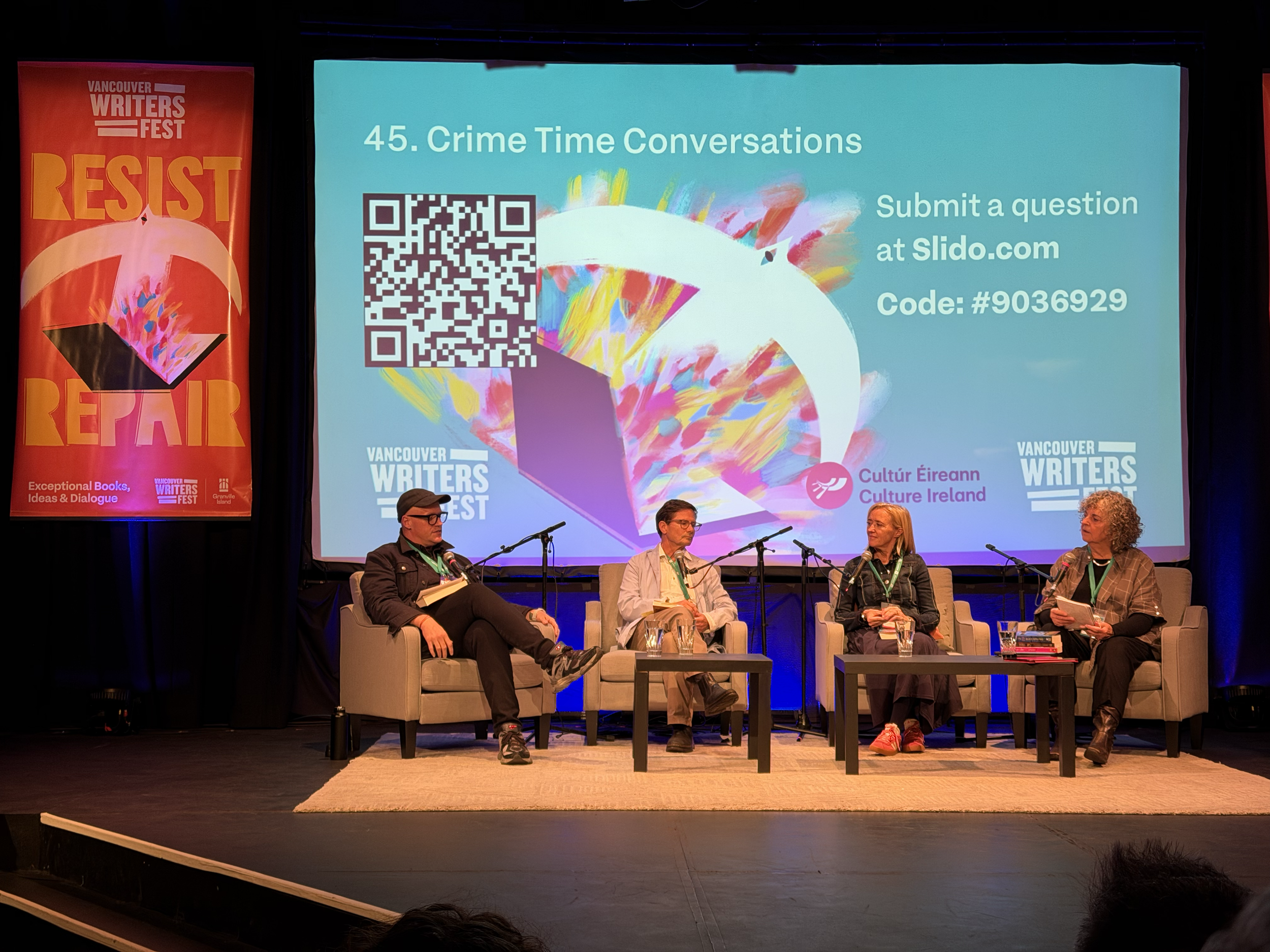 Liz's panel in Vancouver was with Alex Spring, William Wodhams and Marian Botsford Fraser